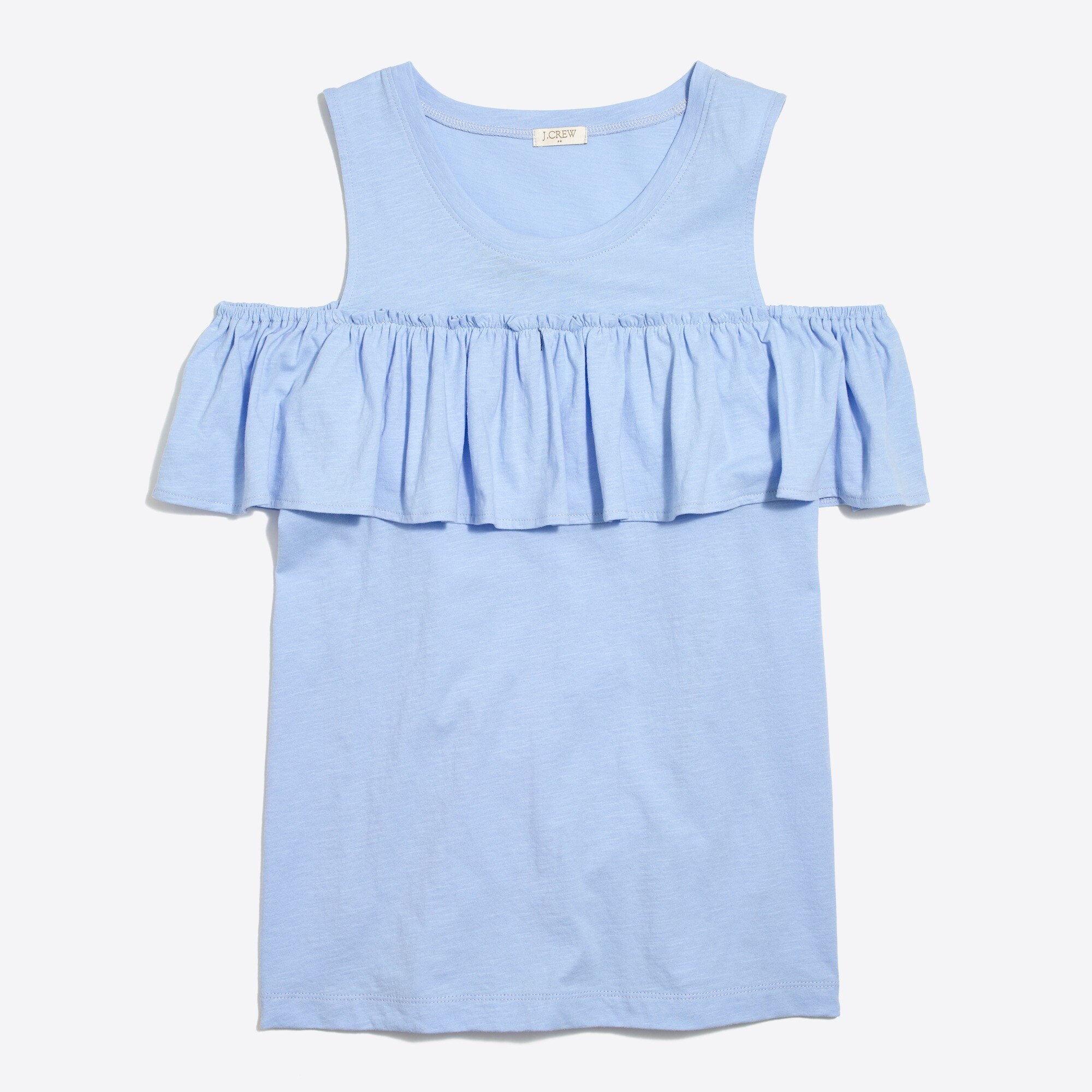 Shoulder cutout tank top