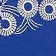 Embroidered sunflower tank top WARM IVORY COBALT factory: embroidered sunflower tank top for women