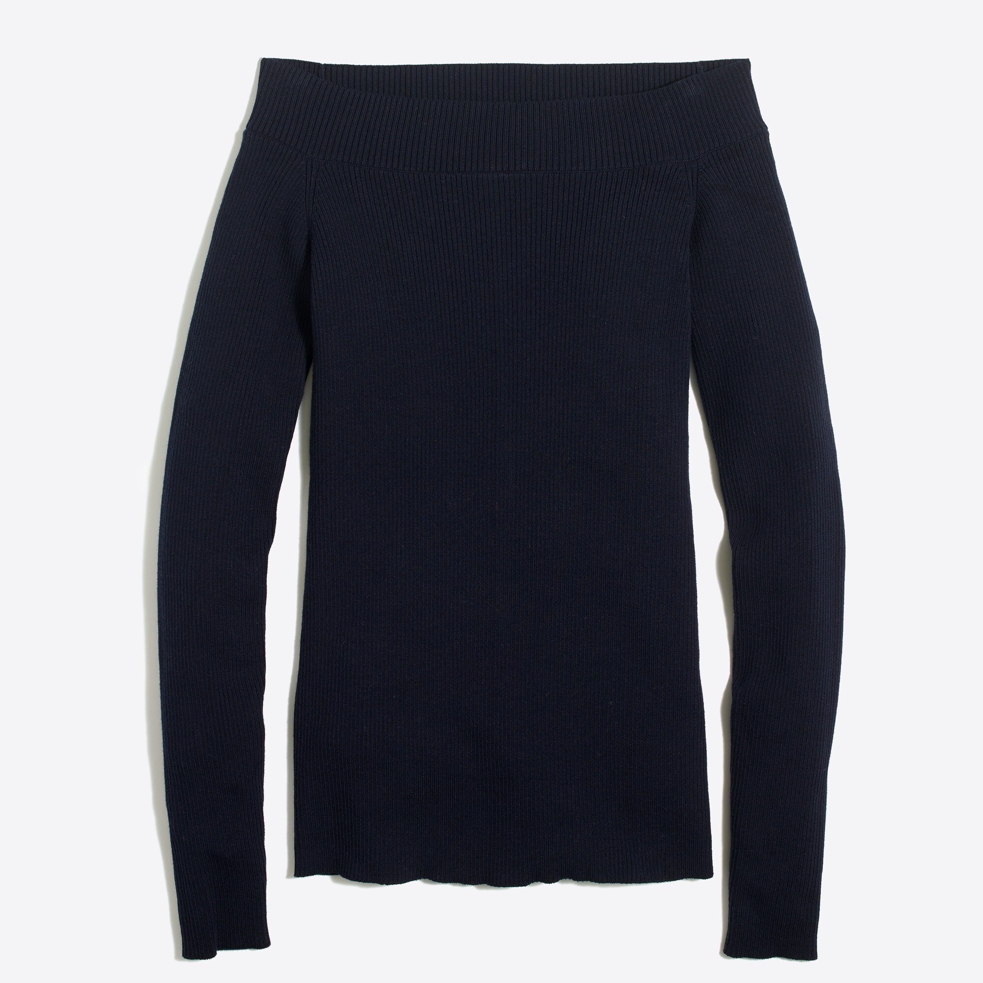 Off-the-shoulder sweater