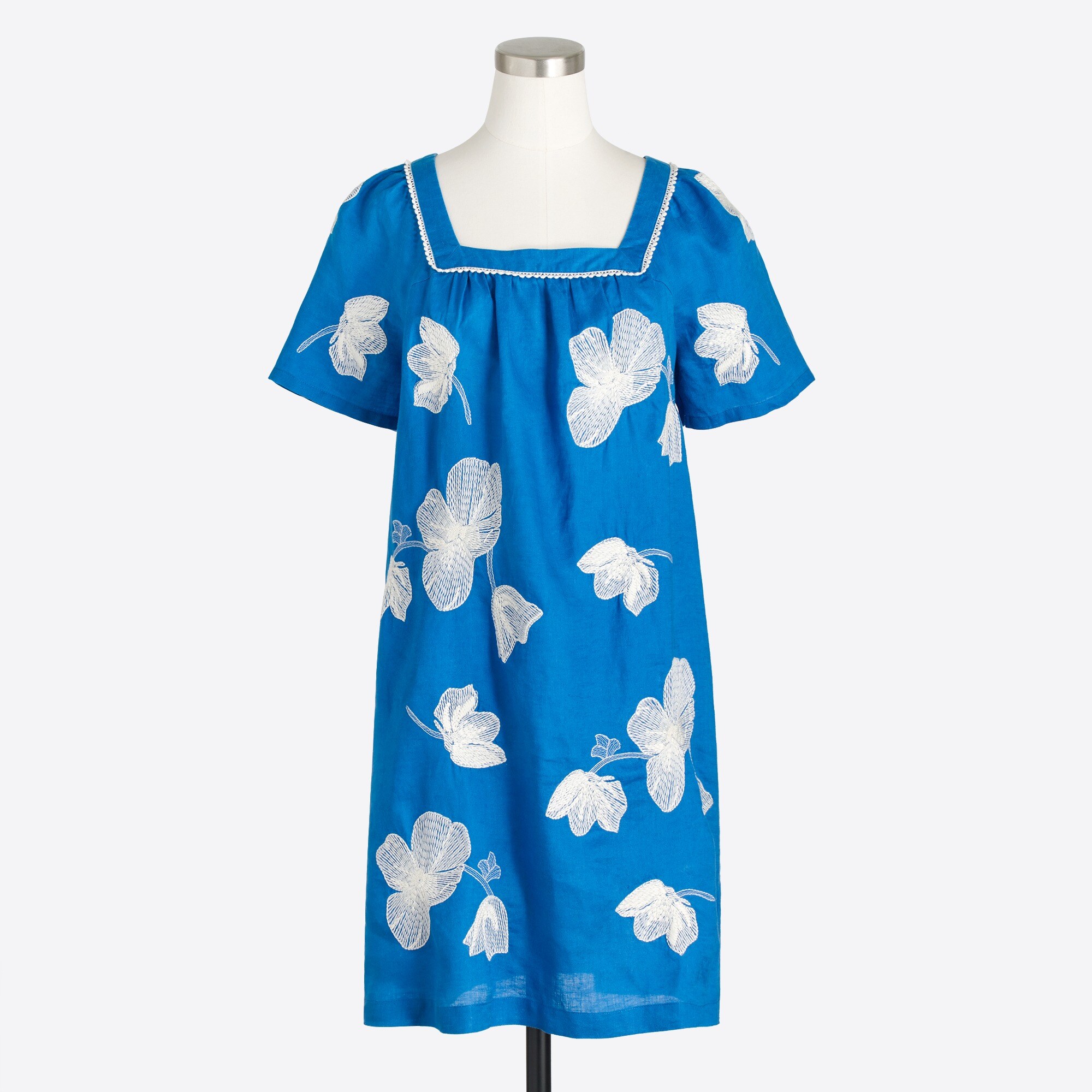 embroidered floral dress for women