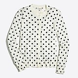 Polka-dot Caryn cardigan sweater