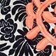 Girls' printed embroidered top NAVY IVORY factory: girls' printed embroidered top for girls