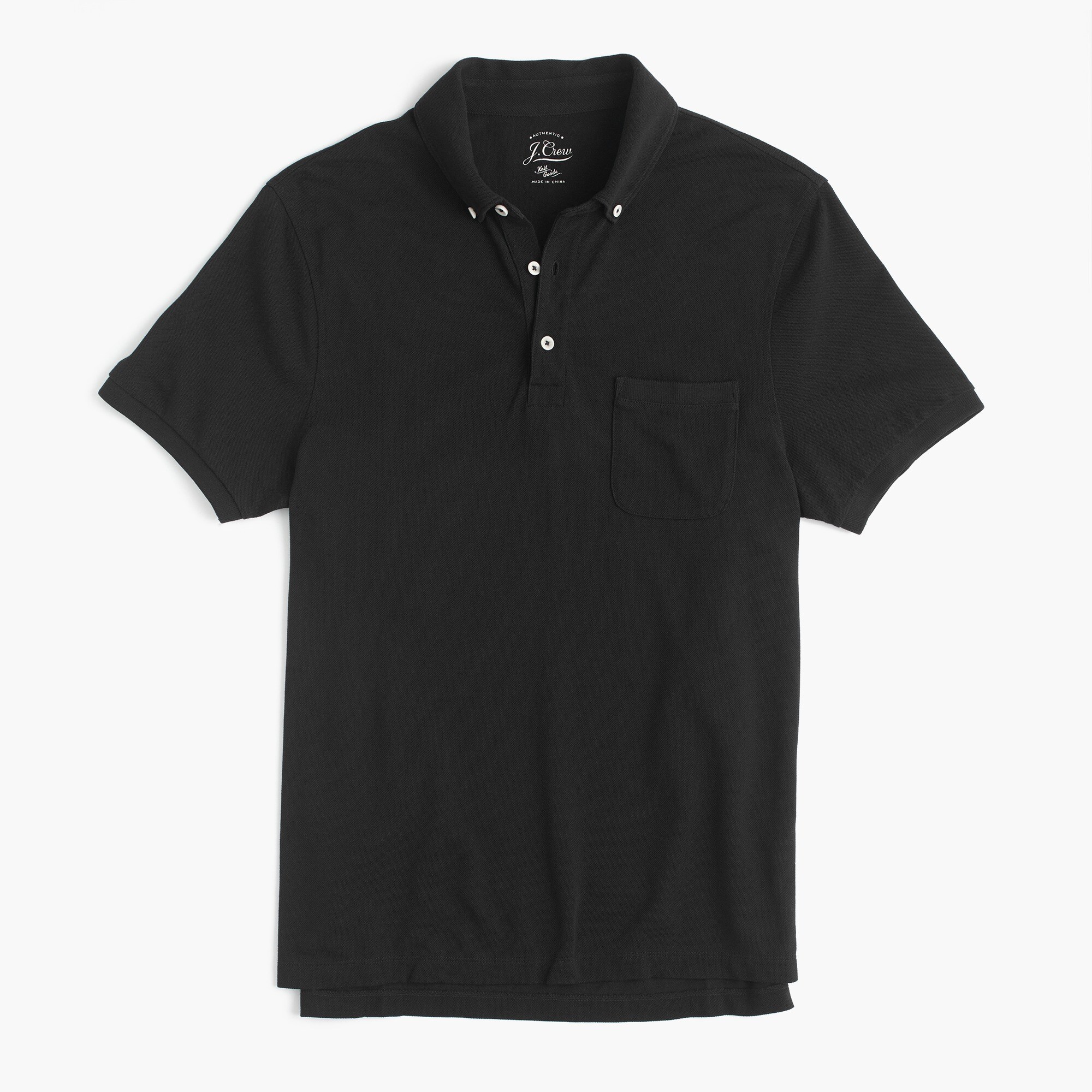 J.Crew Buttondown Collar Piqué Polo Shirt