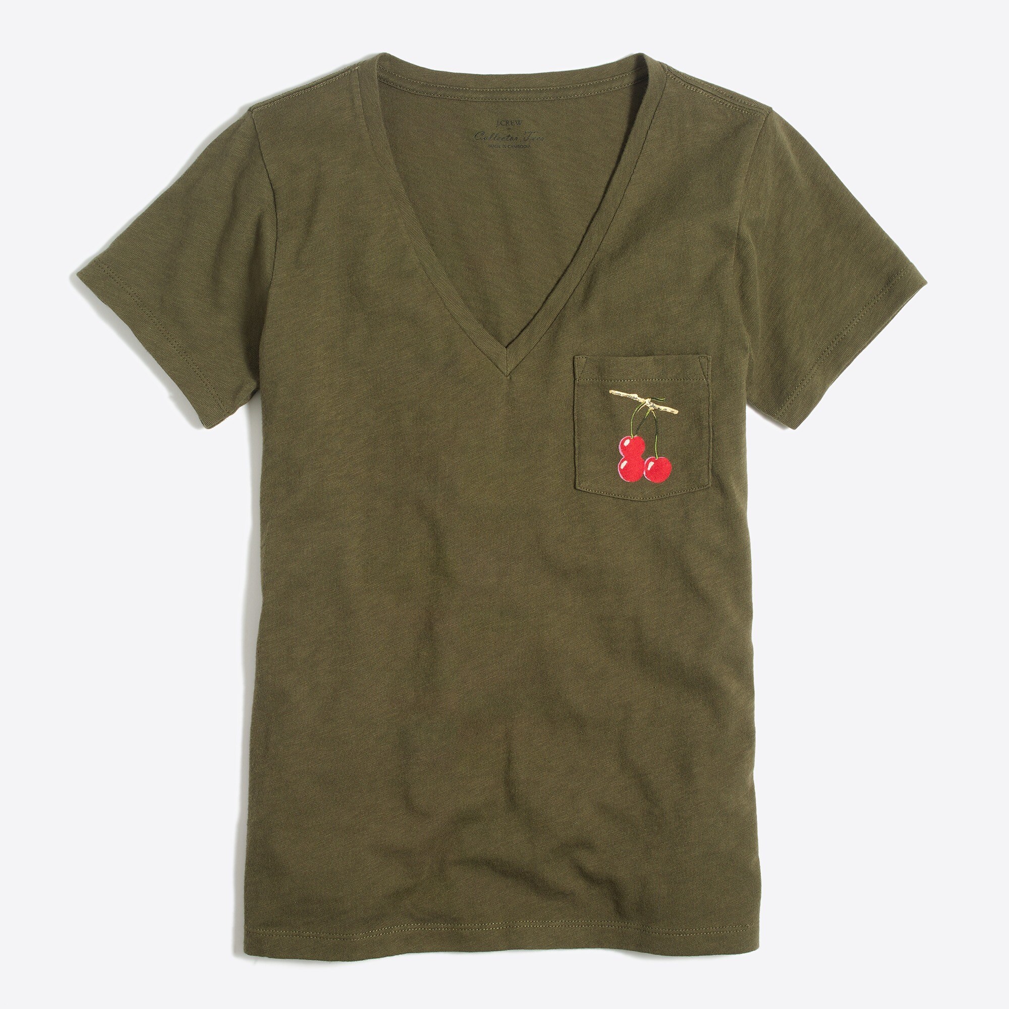 Cherry collector pocket tee