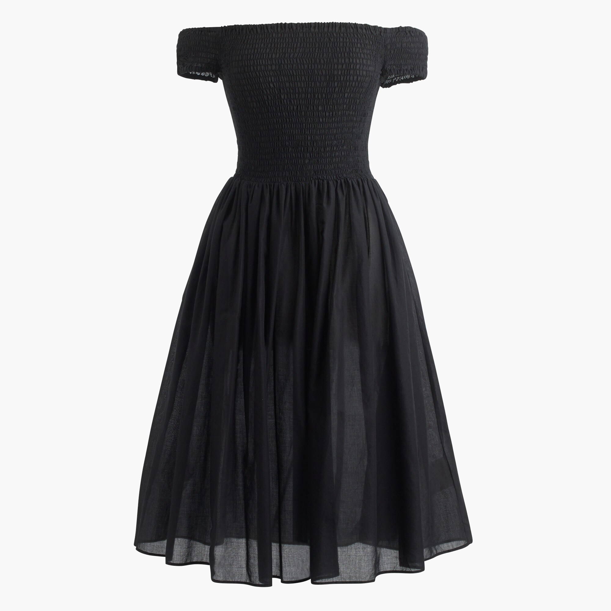 Jcrew Smocked Off The Shoulder Beach Dress