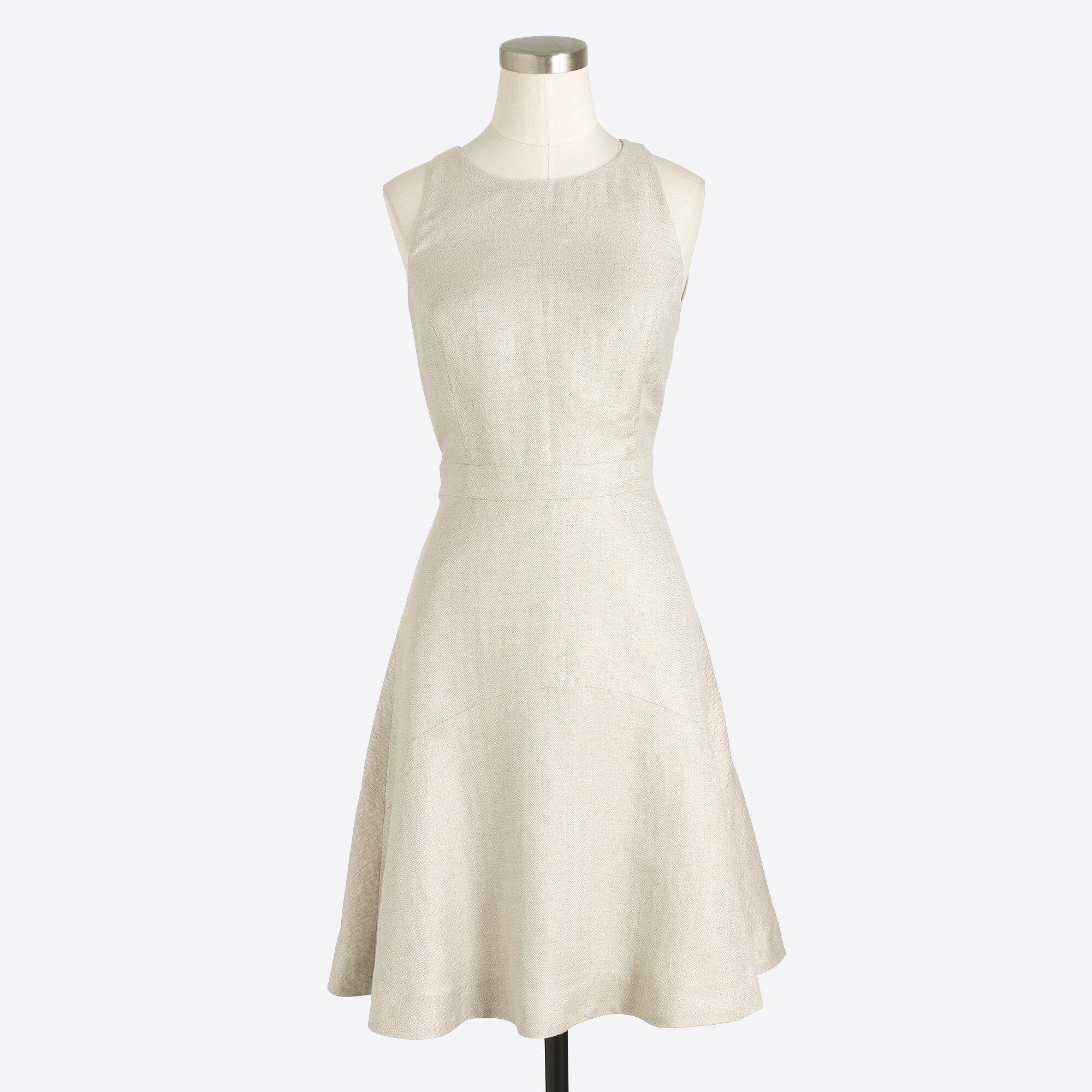 Herringbone A-line dress
