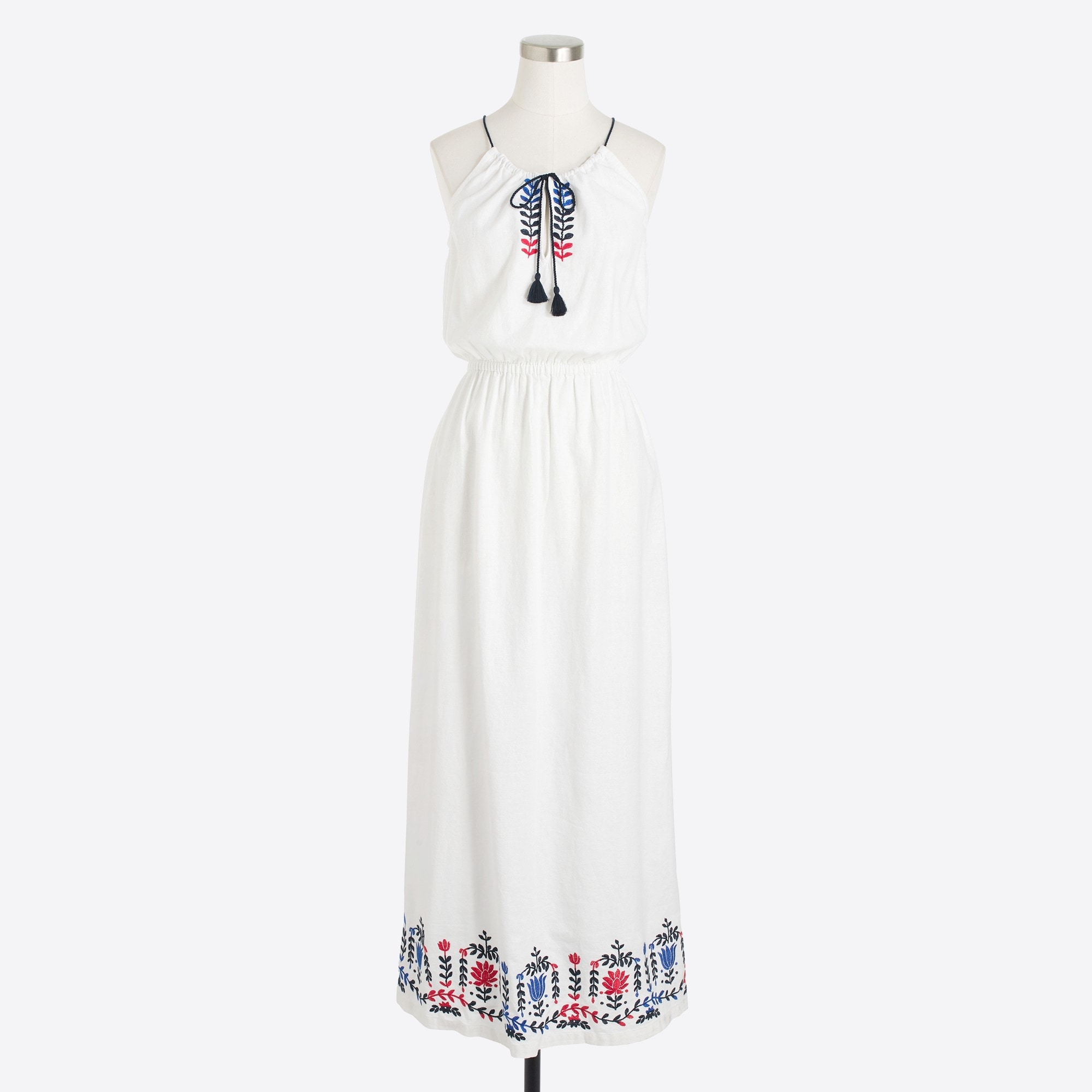 Embroidered Maxi Dress For Women | Factory