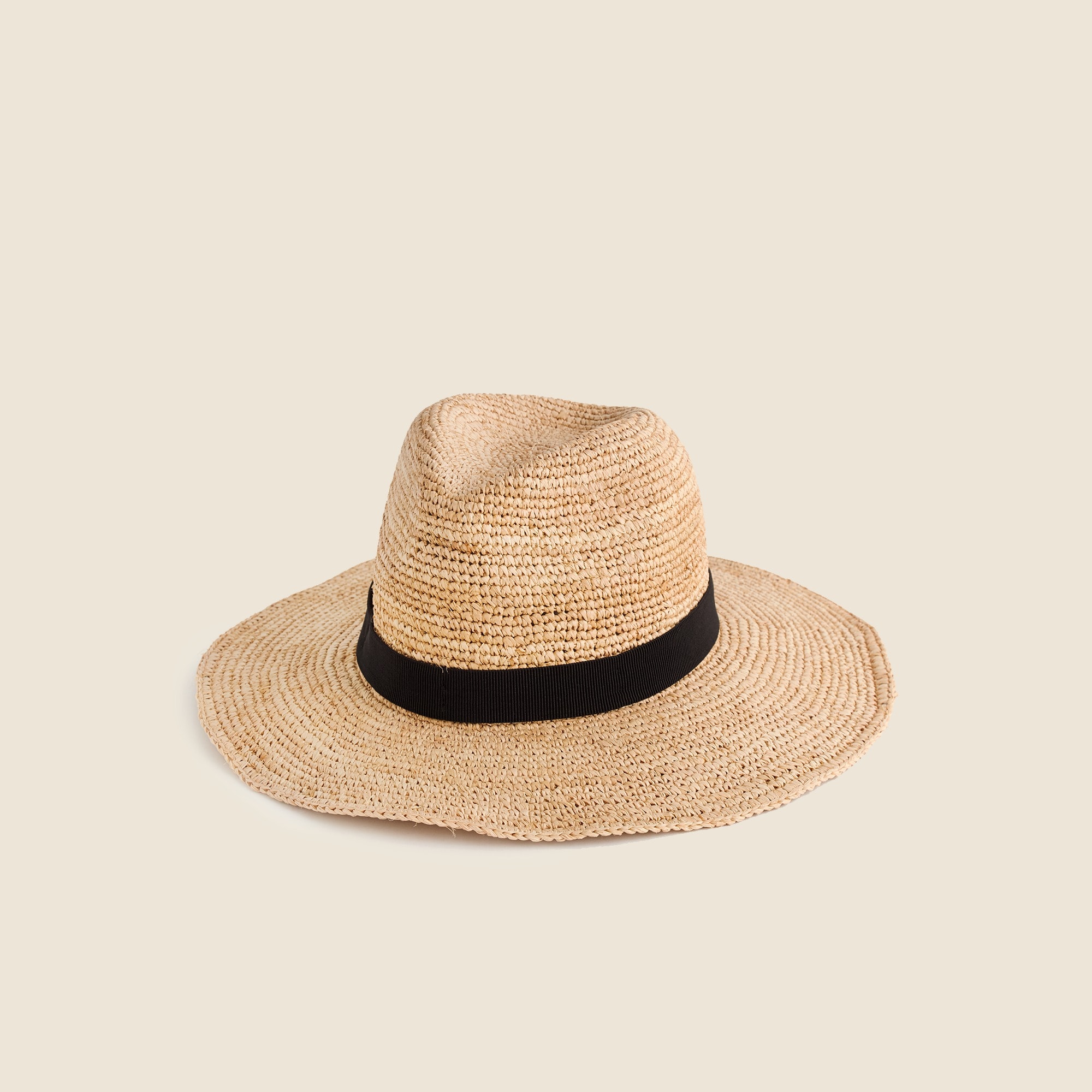 J.Crew Women's Wide-Brim Packable Straw Hat (Size Large-XLarge)