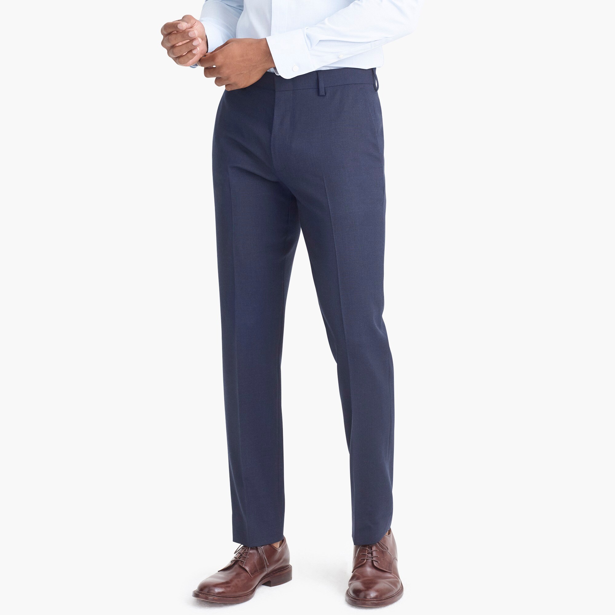 mens slim fit wool dress pants