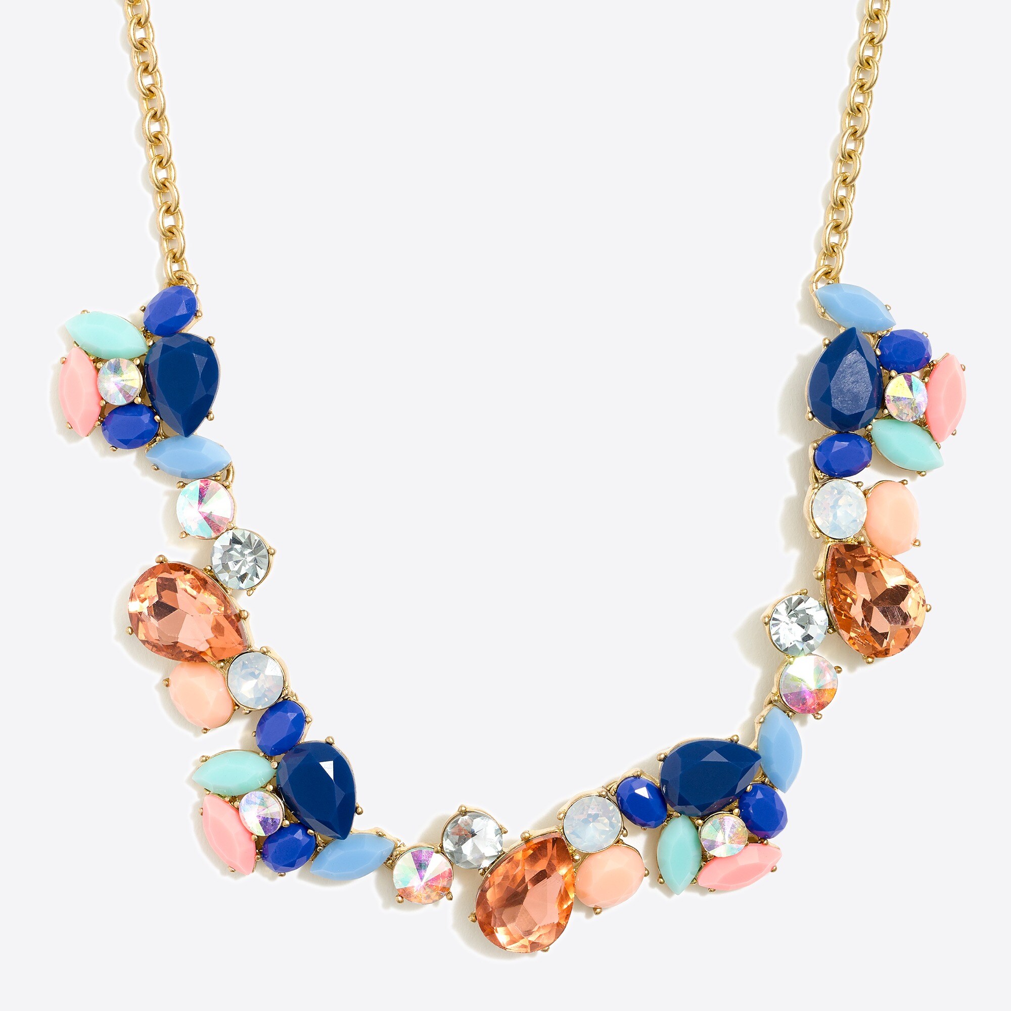 Crystal paint party necklace