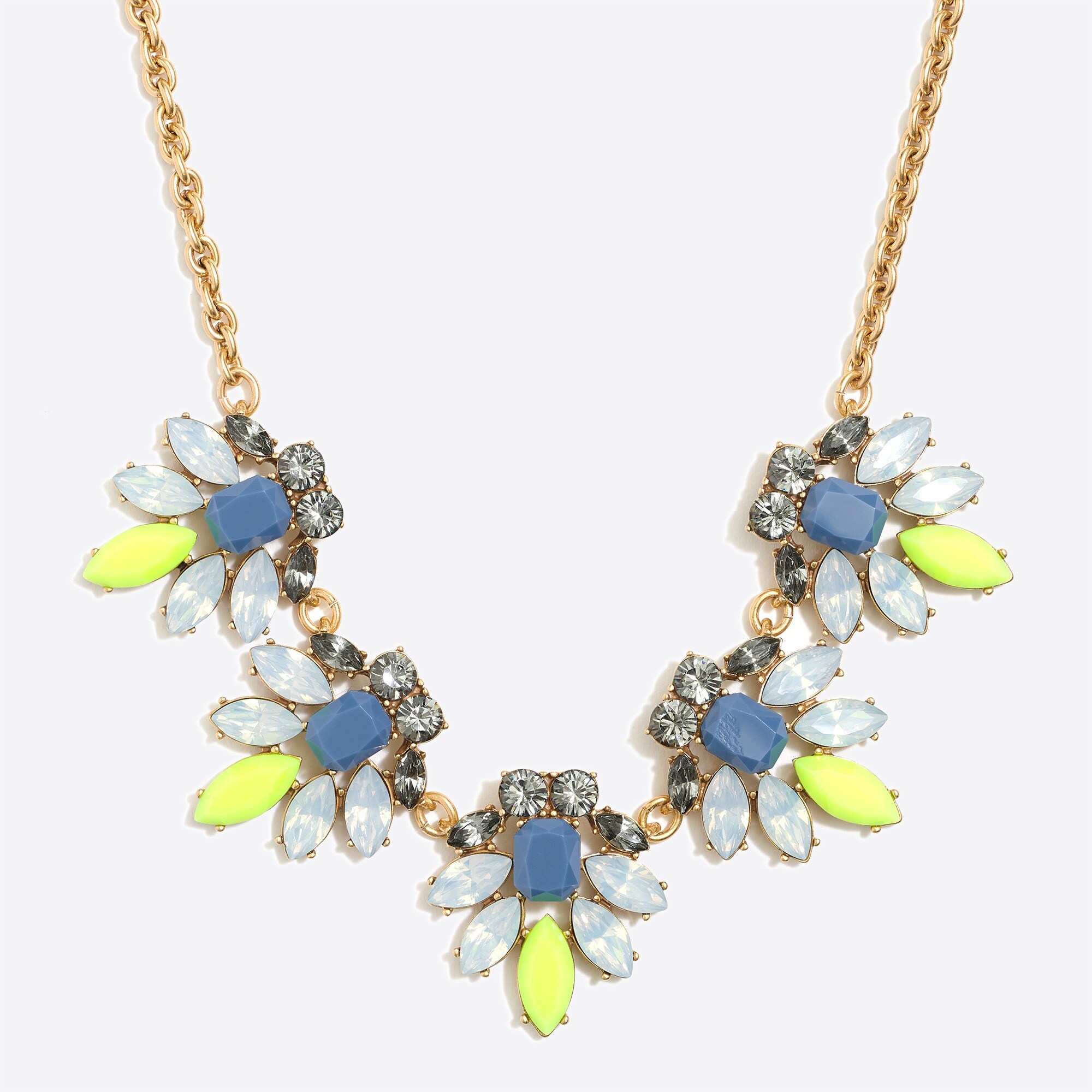 Crystal watchbird necklace