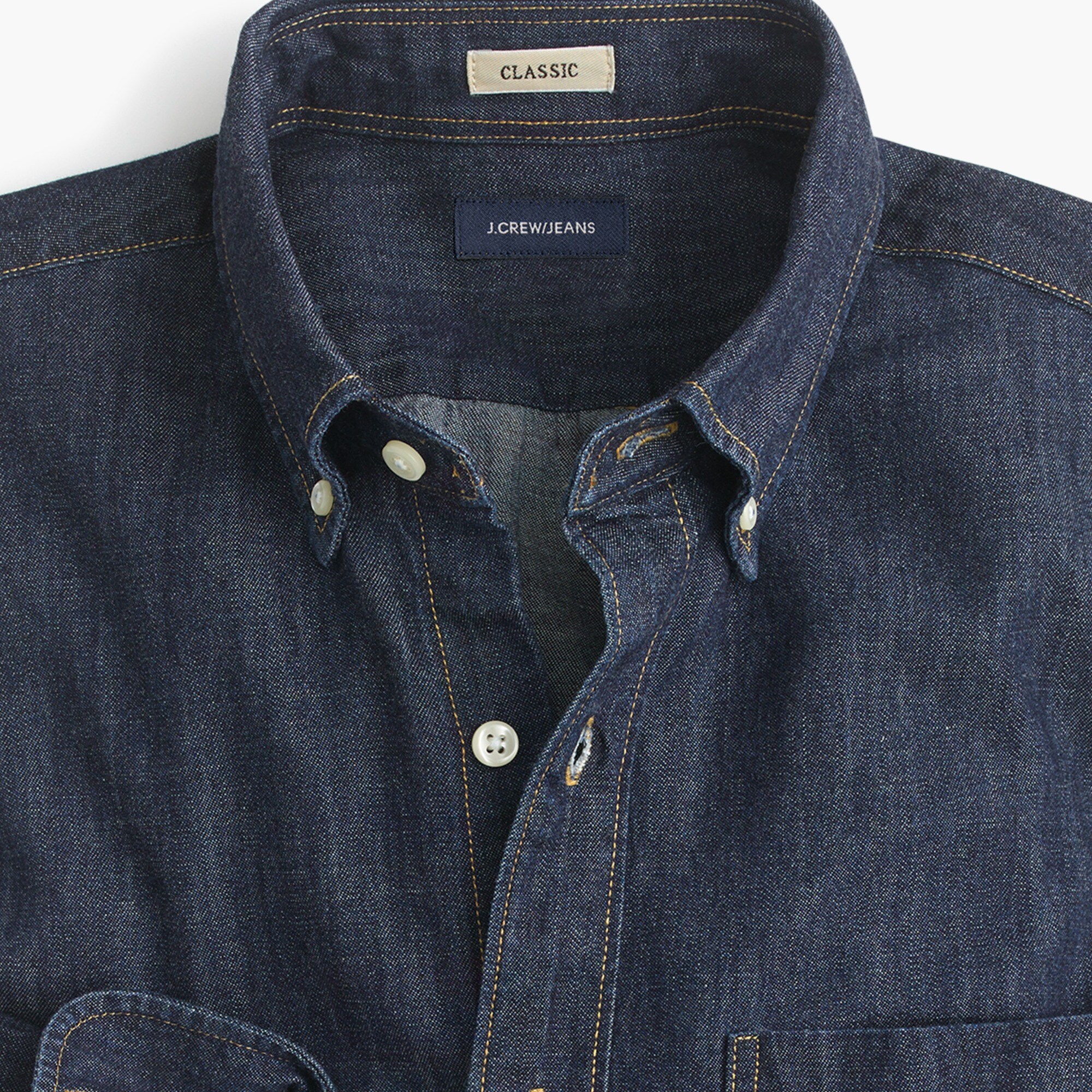 j crew lightweight denim shirt