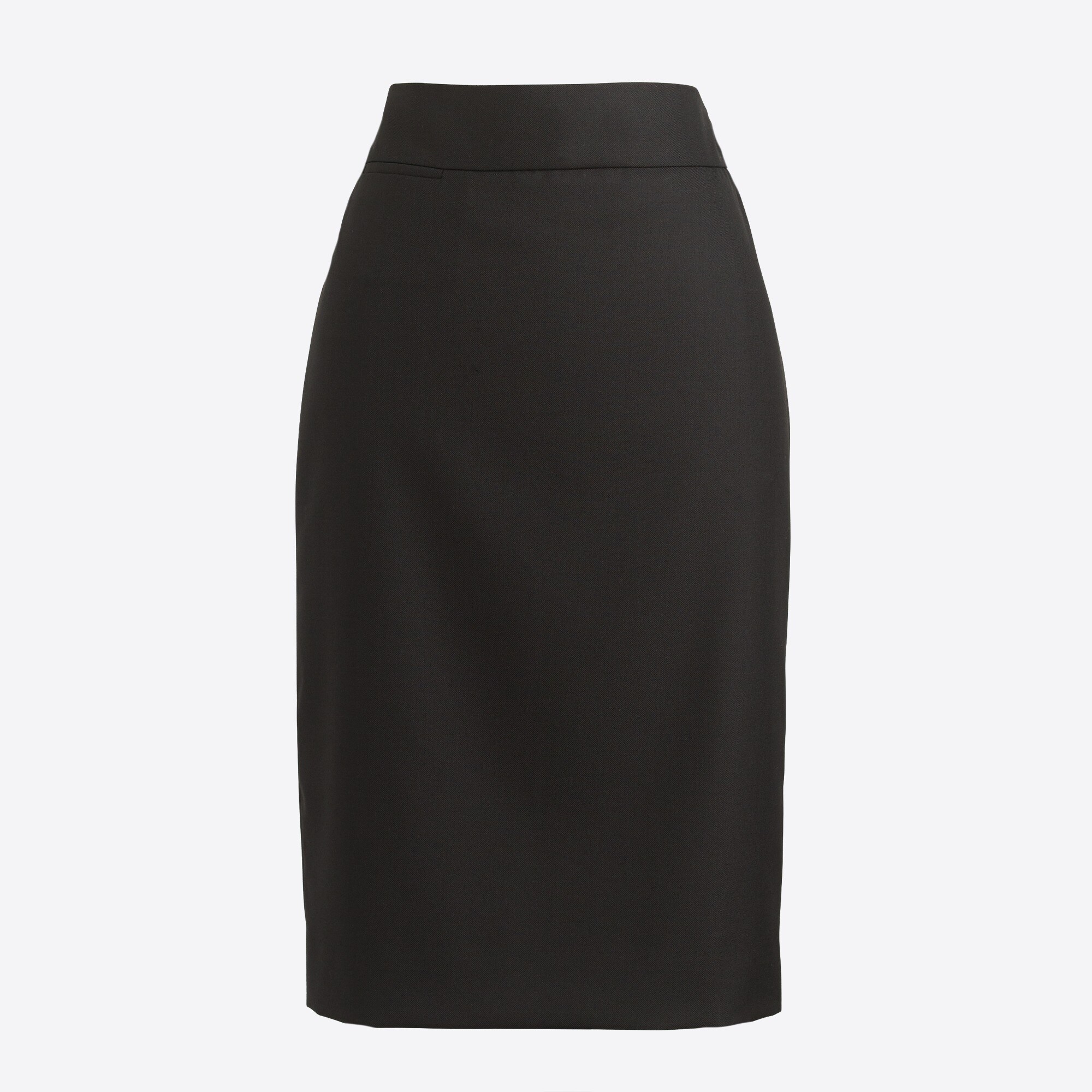 Lightweight wool pencil skirt