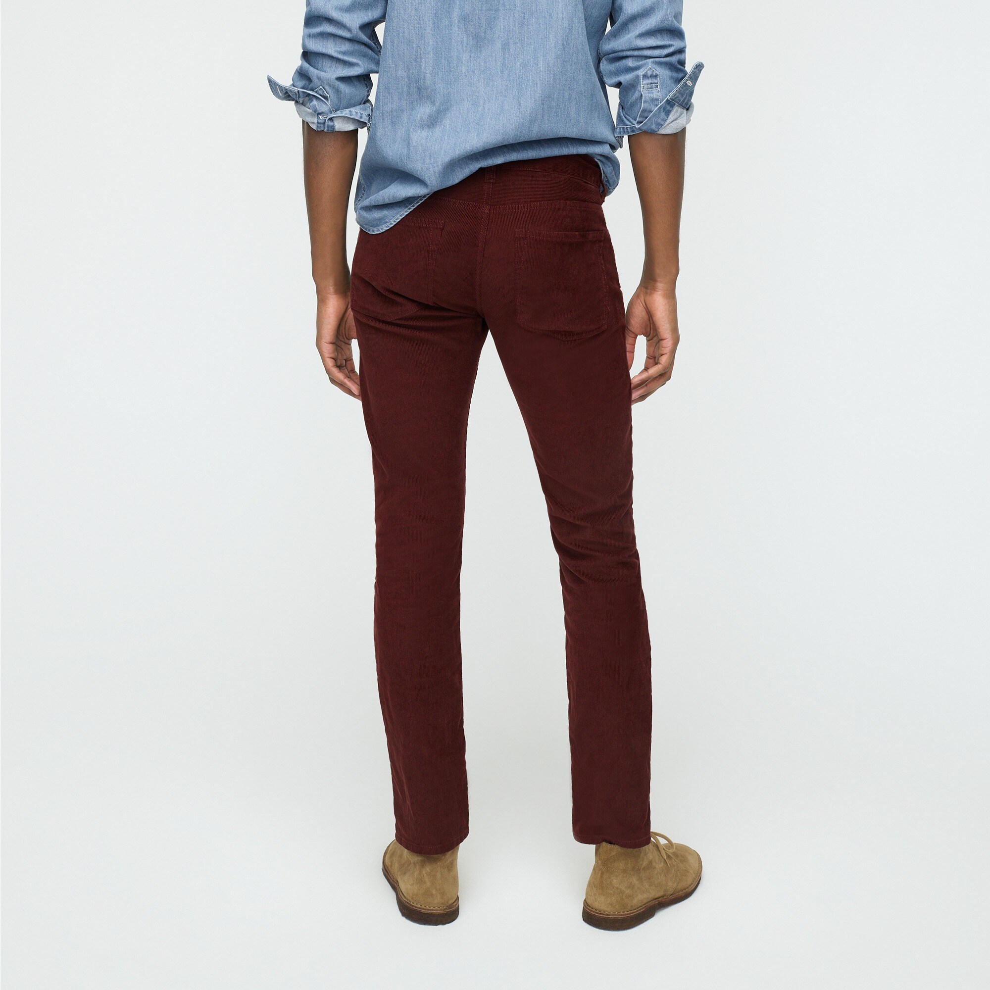 skinny fit corduroy pants mens