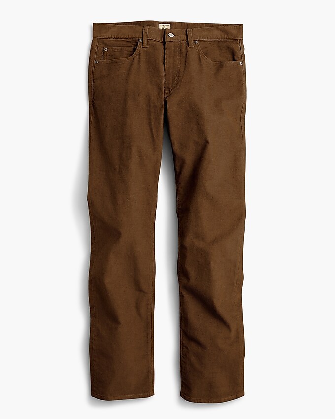 j.crew: 1040 athletic-fit pant in corduroy for men, right side, view zoomed