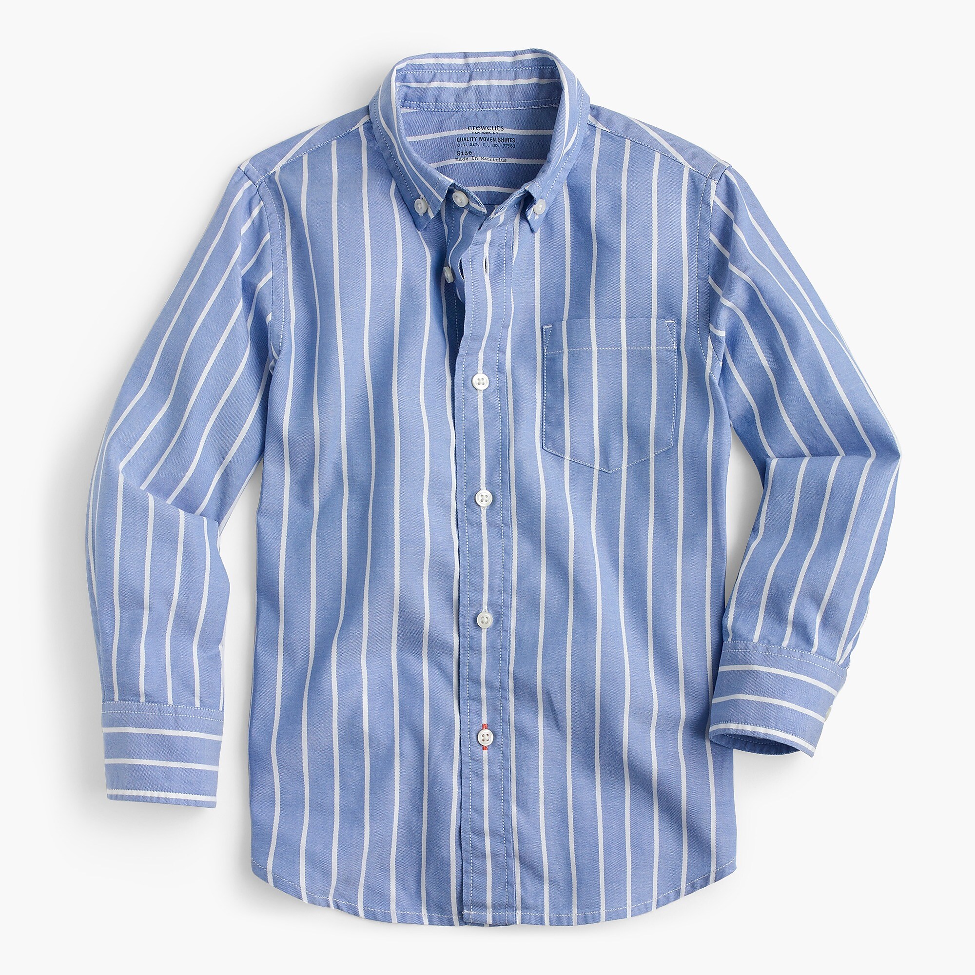 Kids' oxford shirt in classic stripe : Boy long-sleeve casual | J.Crew