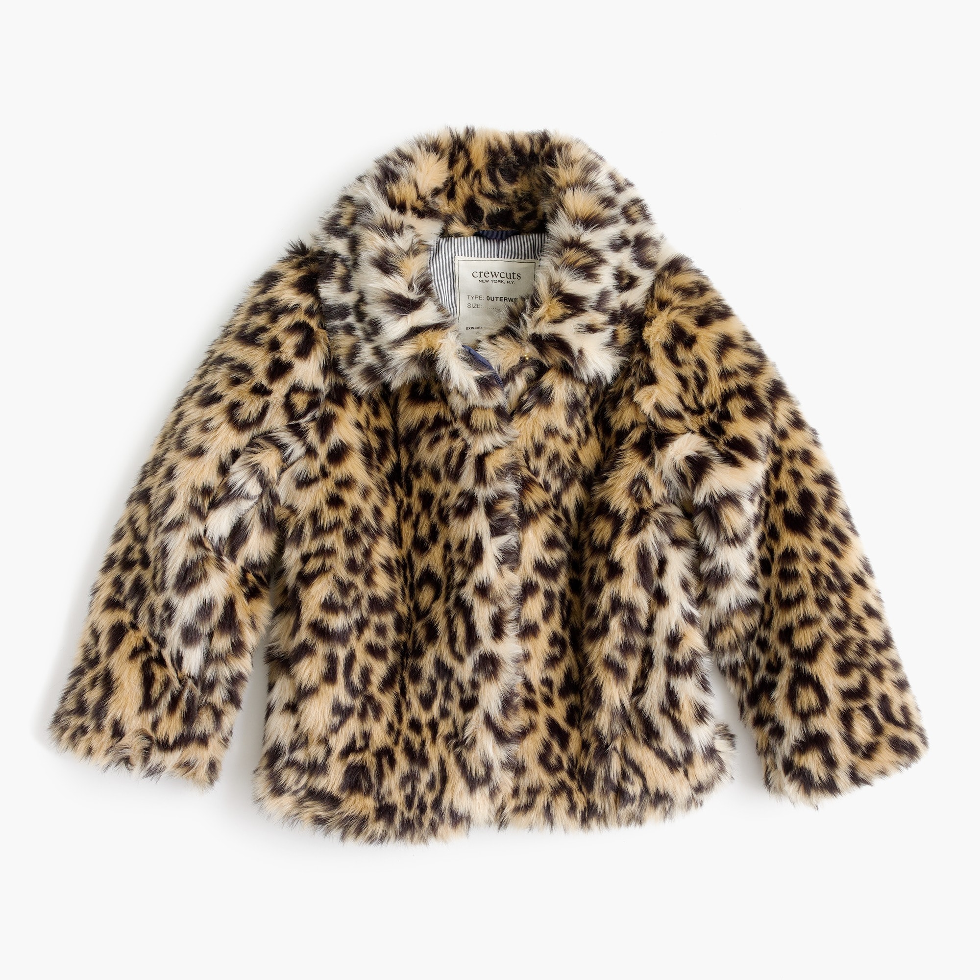 J.Crew: Girls' Leopard-fur Coat For Girls