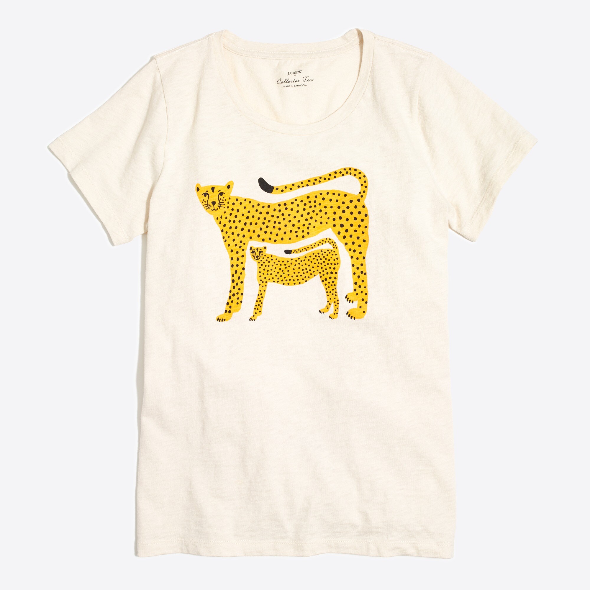 cheetah collector tee for women