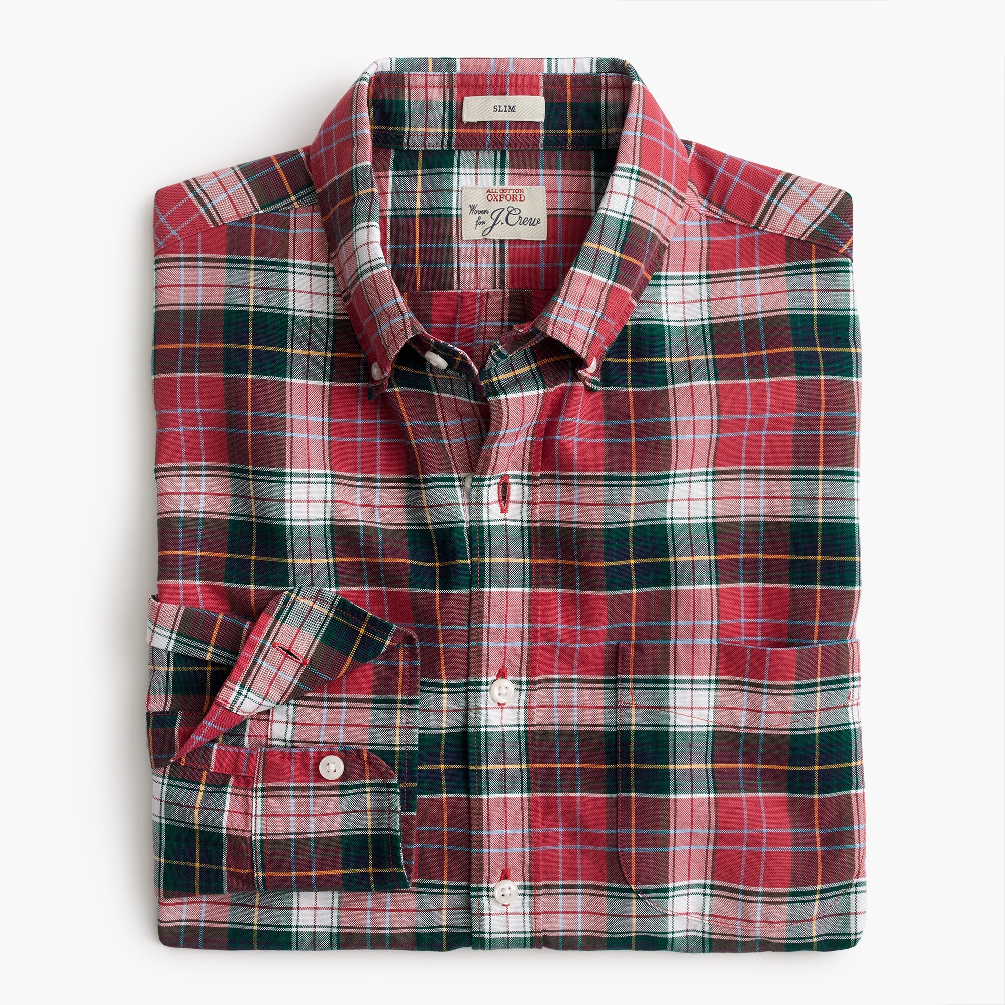 j crew pima oxford