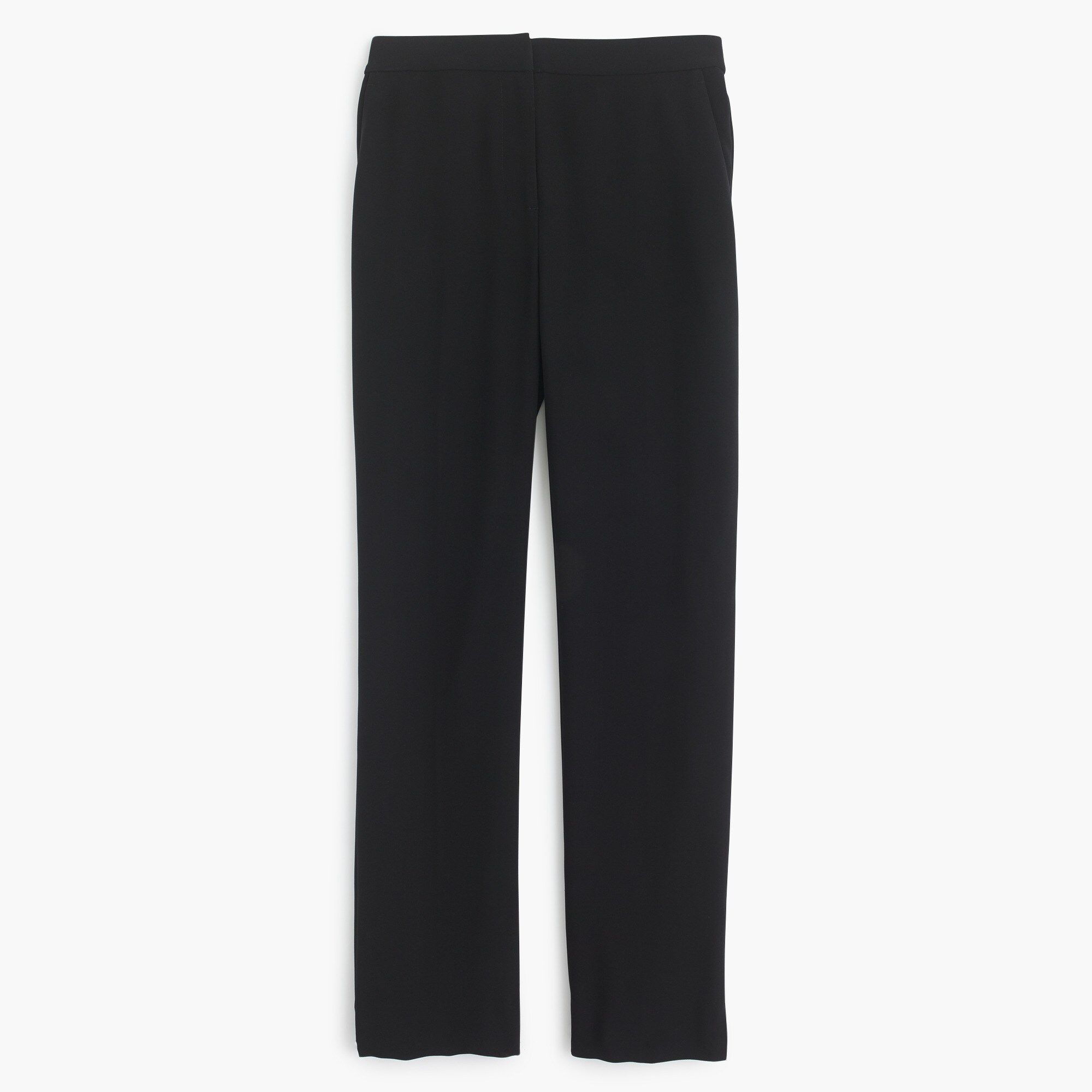 Pull-on easy pant in matte crepe
