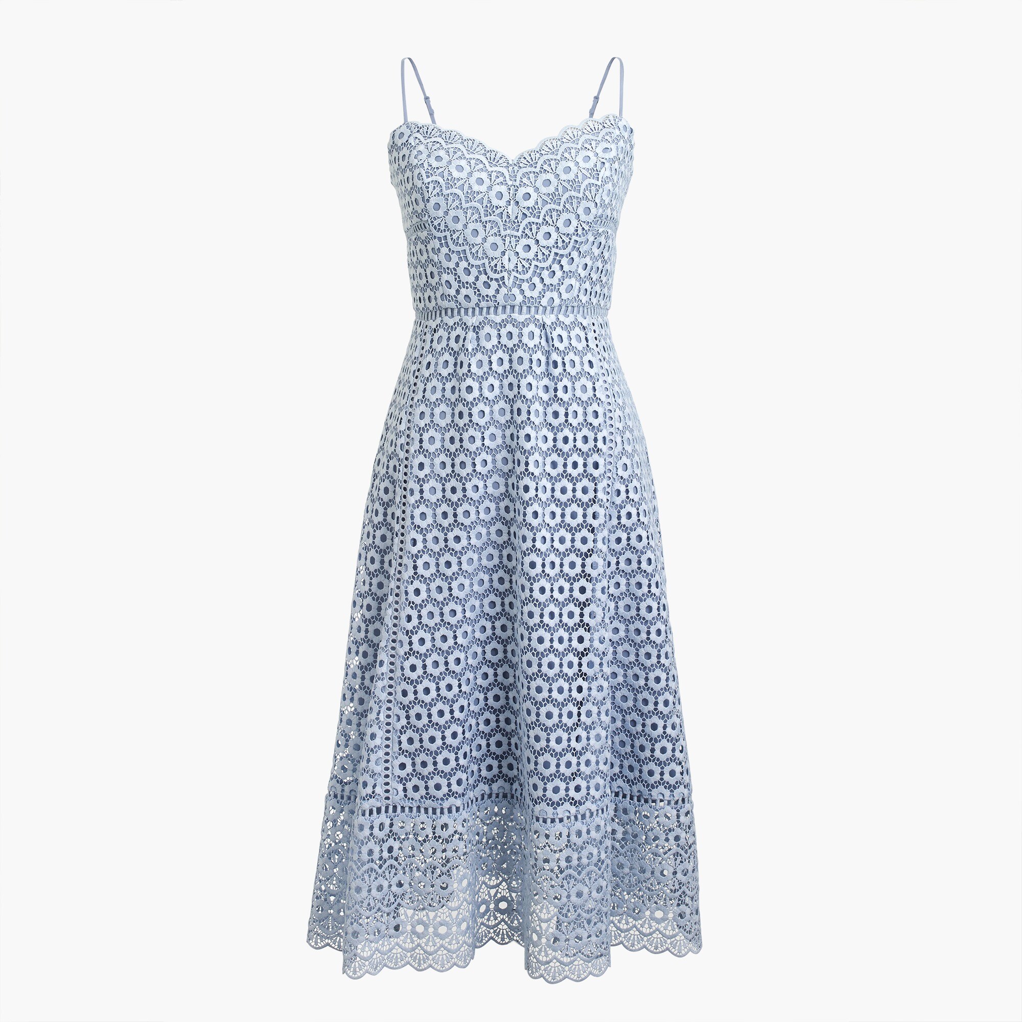 j crew navy lace dress