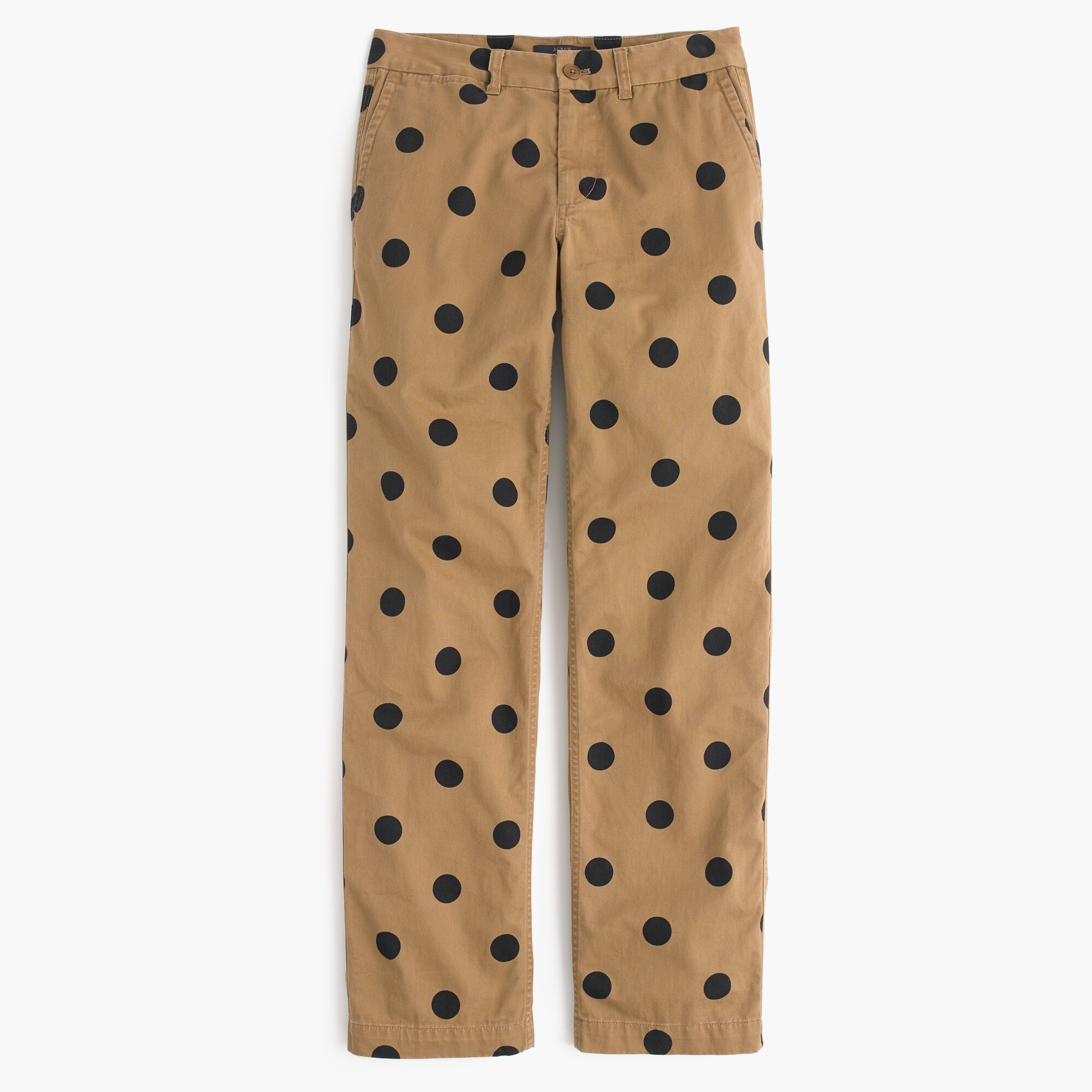 J.Crew: Boyfriend Chino Pant In Polka Dot For Women