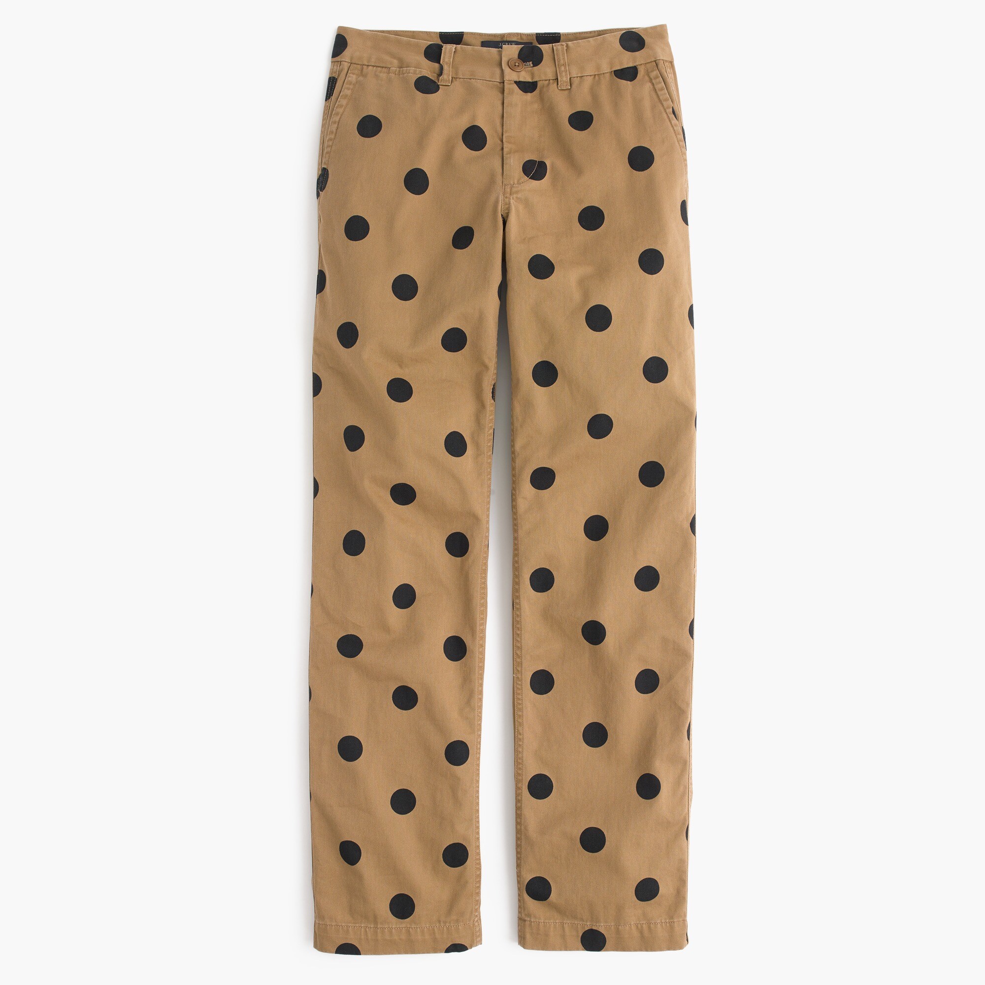 Boyfriend chino pant in polka dot