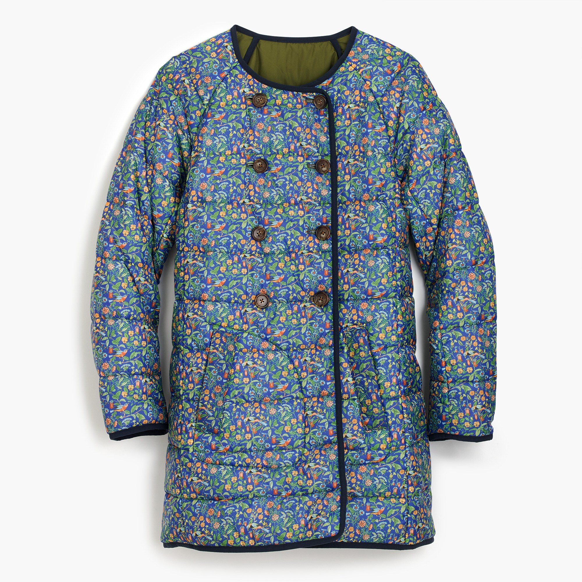 Reversible puffer jacket in Liberty® Catesby floral Women puffers