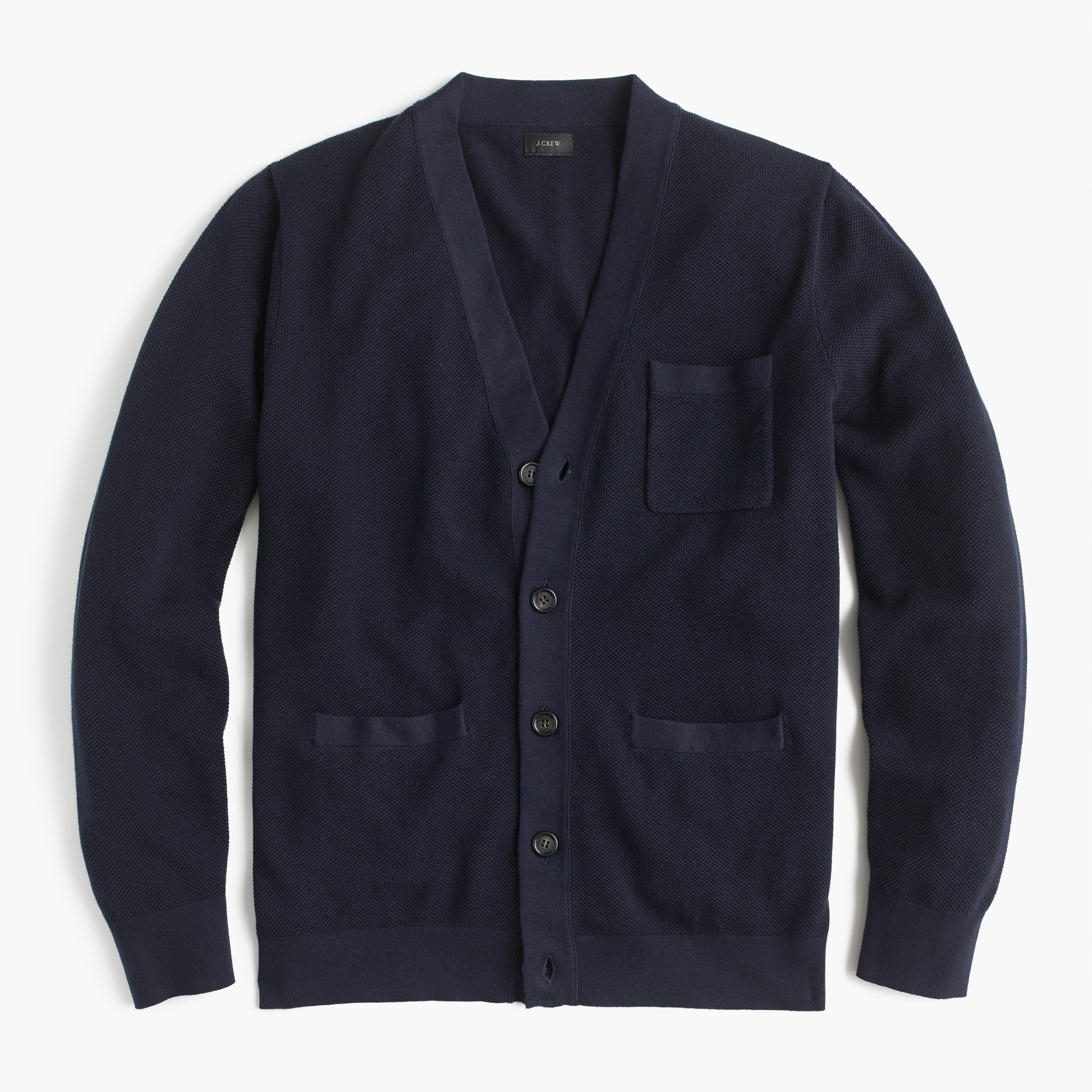 Cotton Cashmere Cardigan Navy by Nanamica ▶️ Meadow Online
