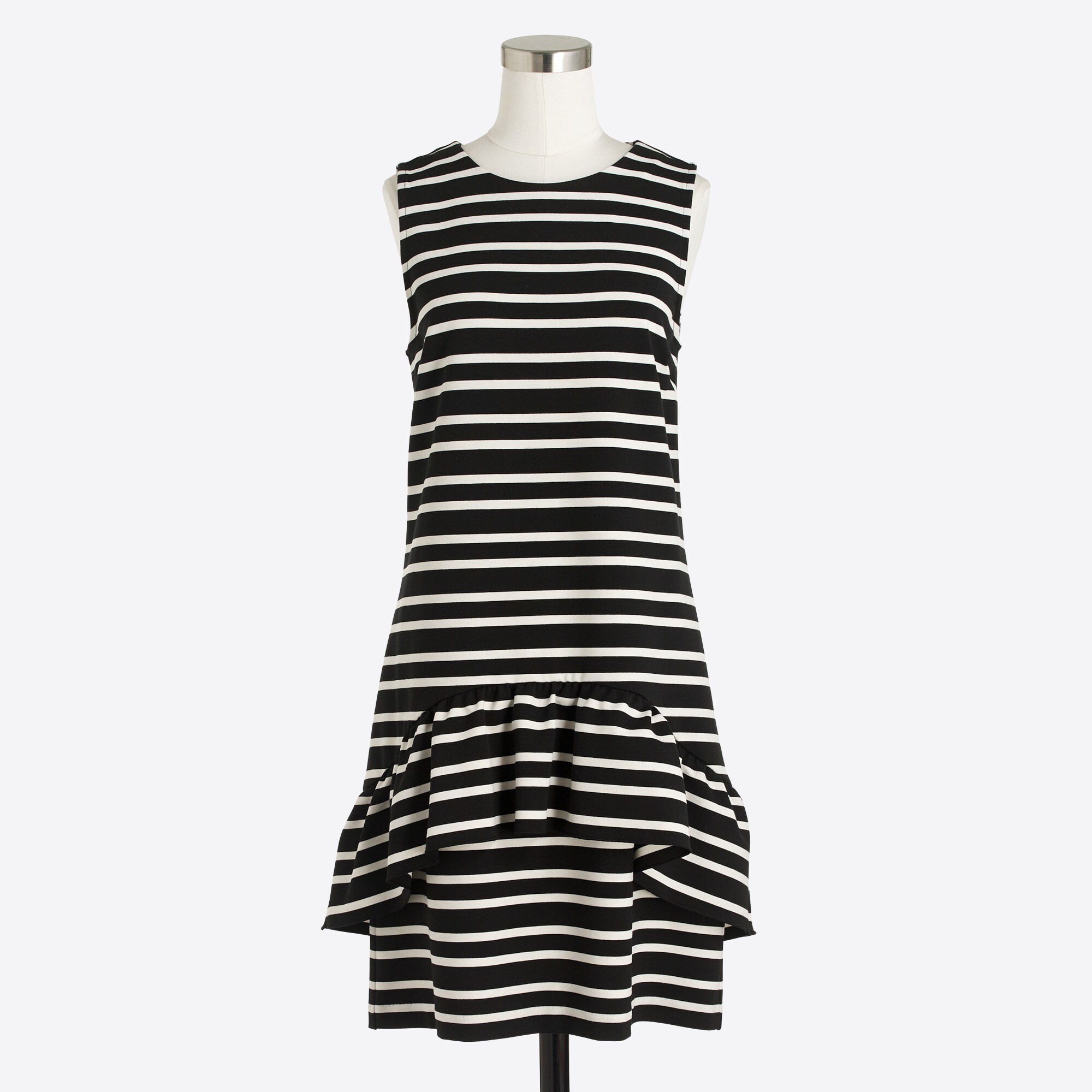 Striped knit dress