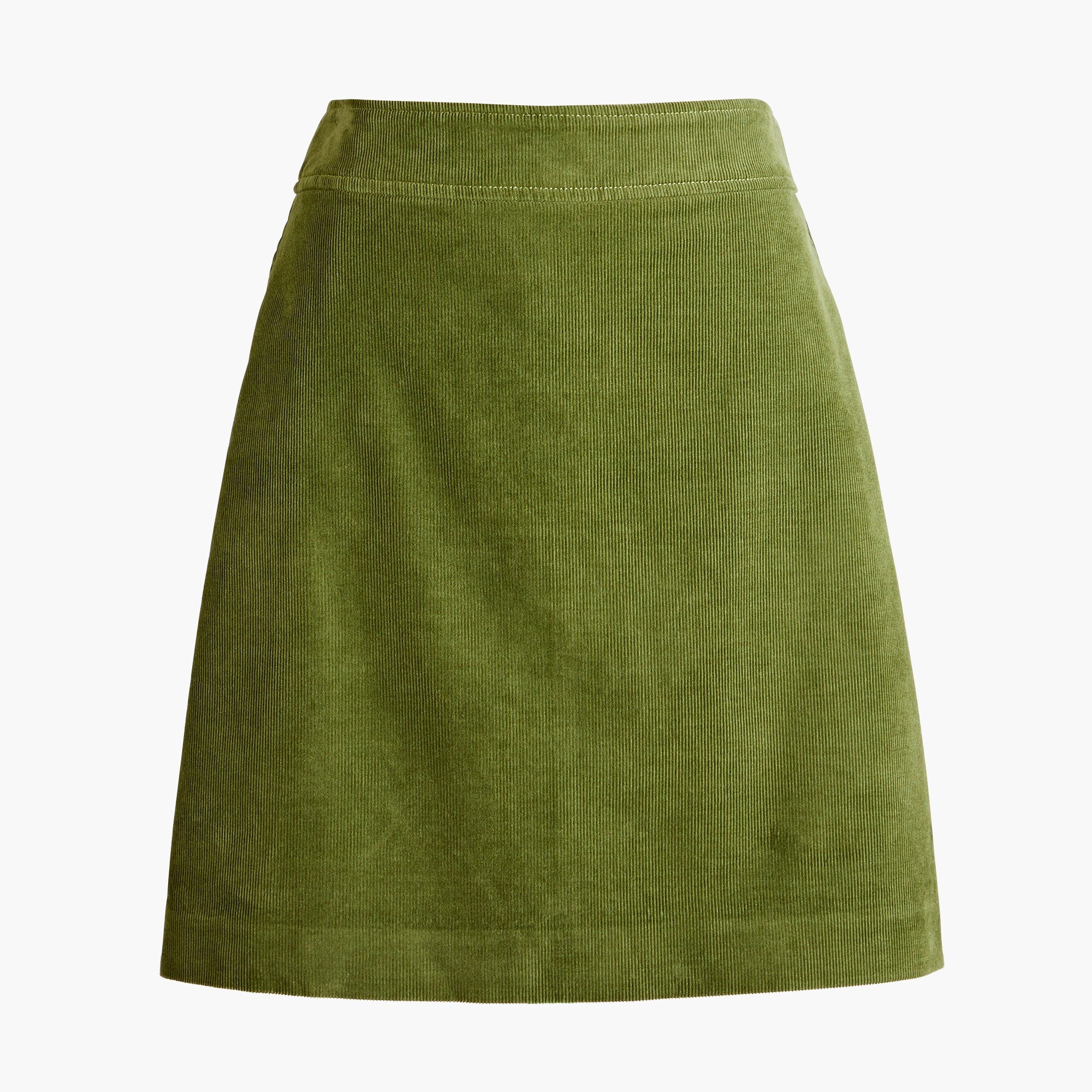 Factory Mini Skirt In Corduroy For Women