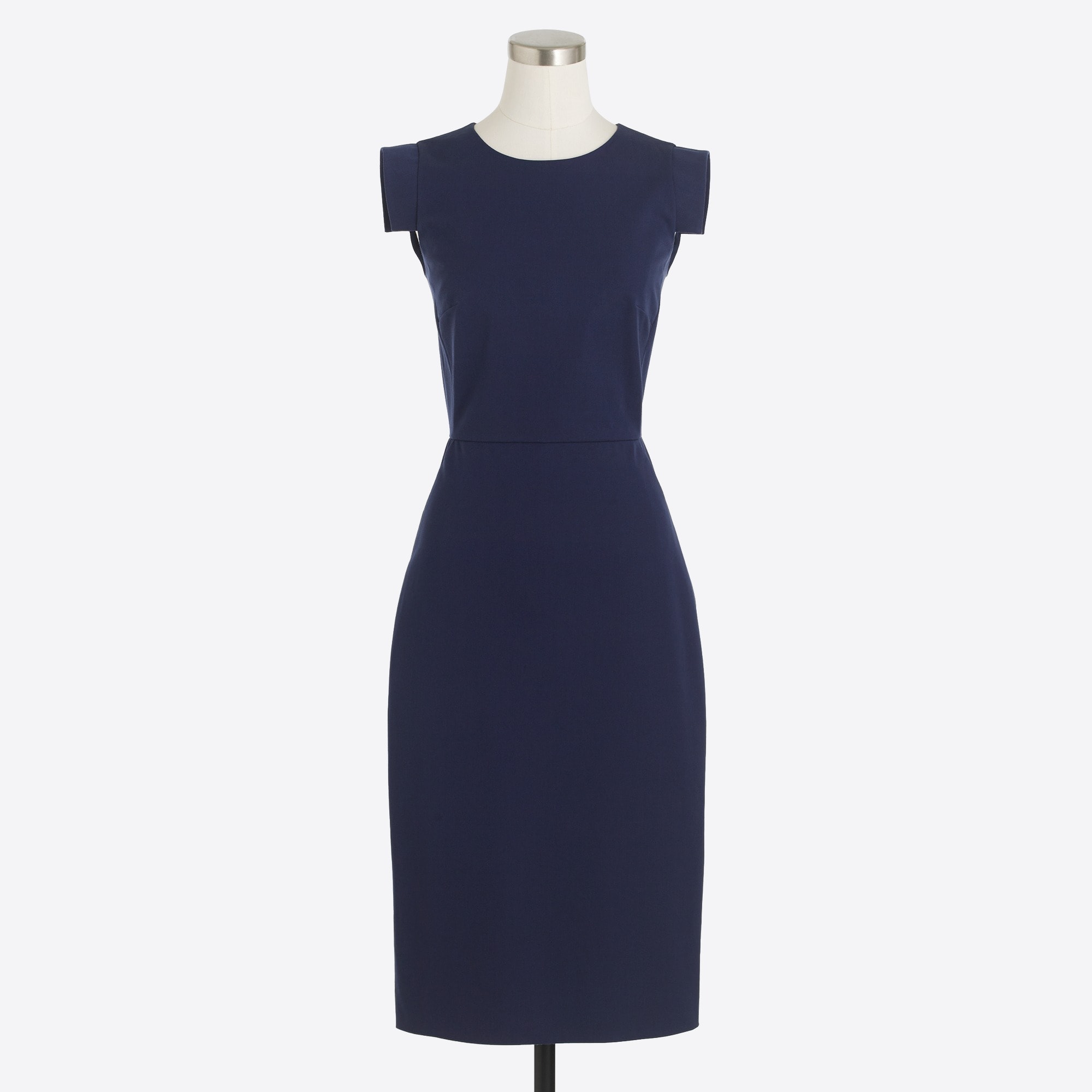 Cap-sleeve sheath dress