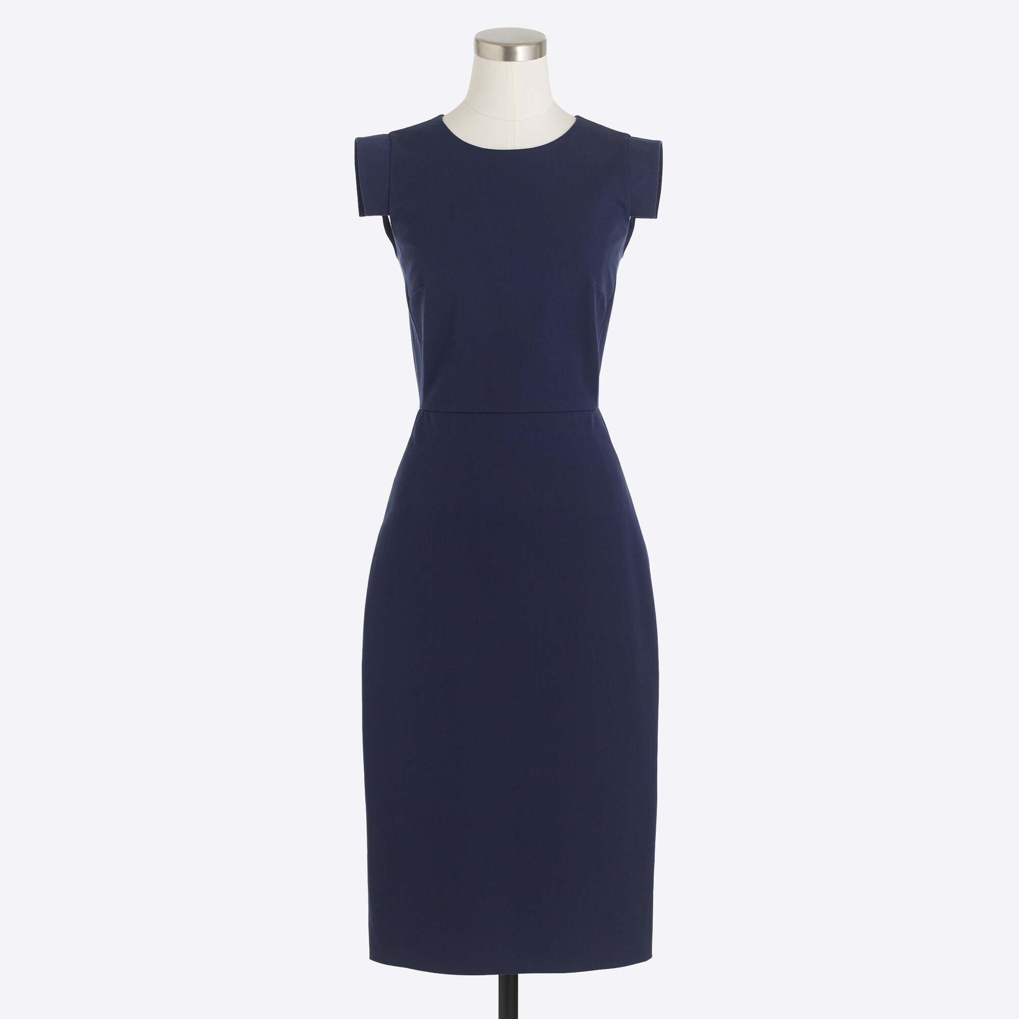 cap-sleeve sheath dress for women
