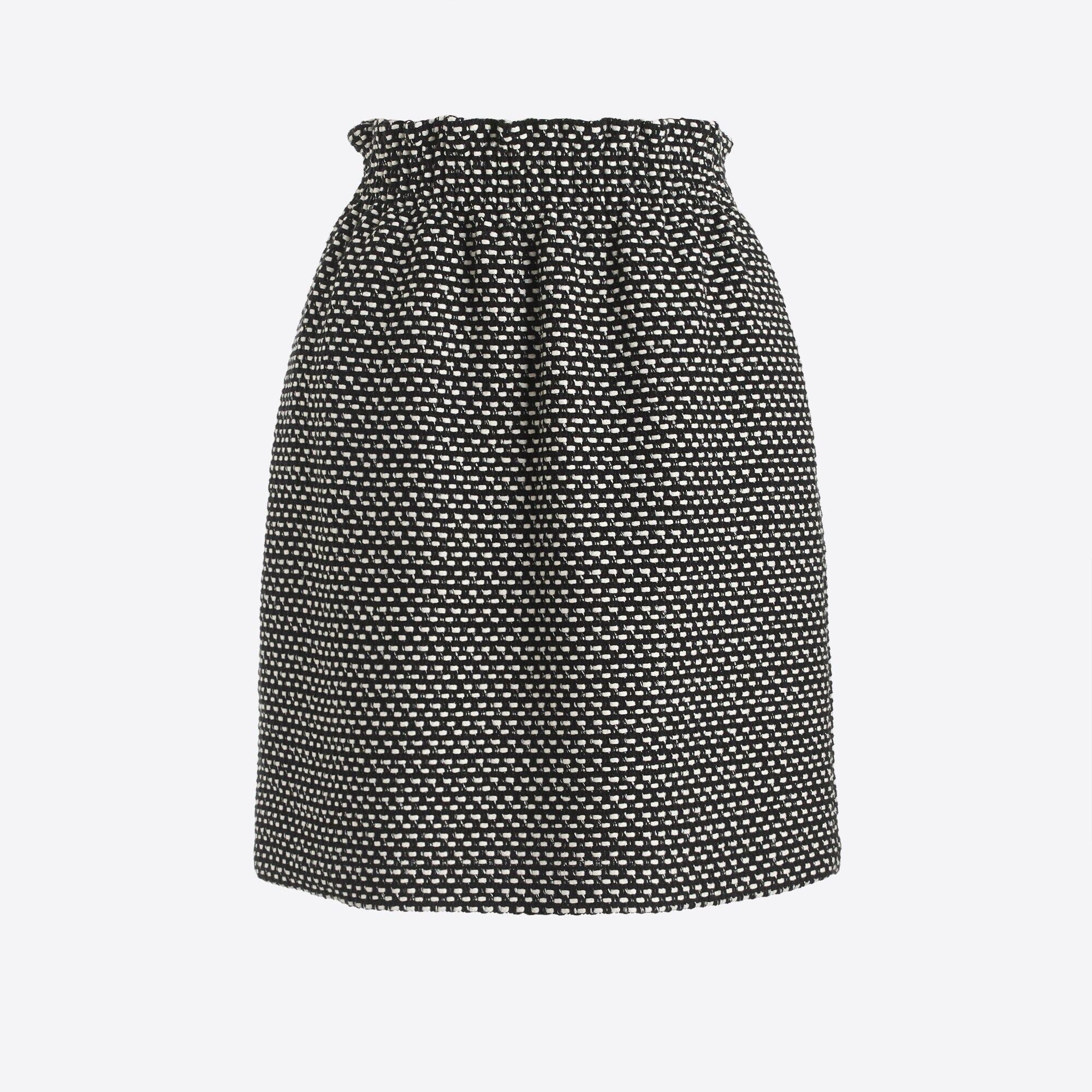 sidewalk skirt in printed jacquard for women
