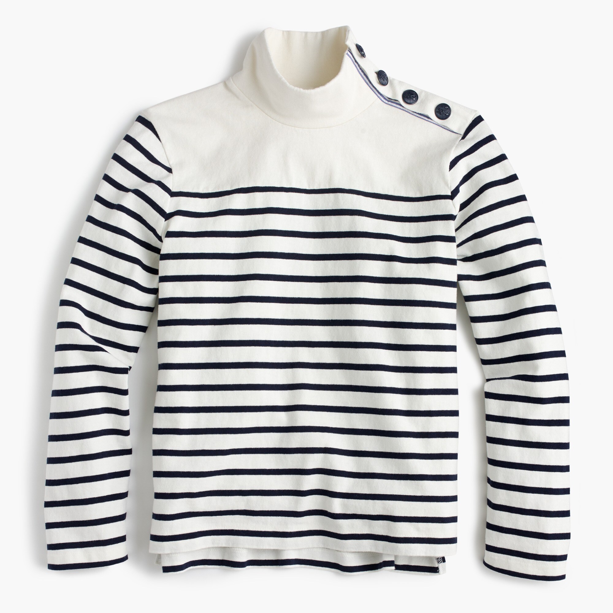 turtleneck button up