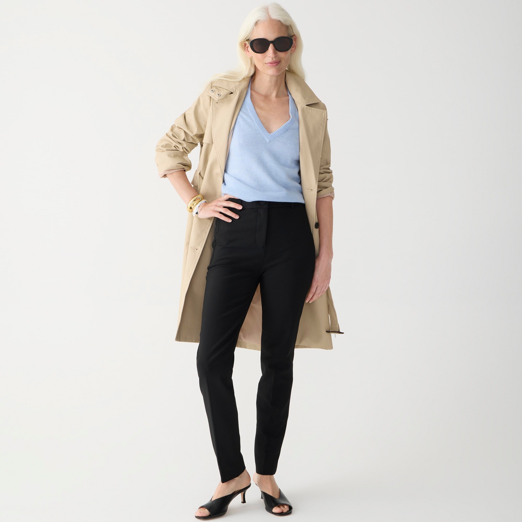 j.crew: cameron slim cropped pant in four-season stretch for women