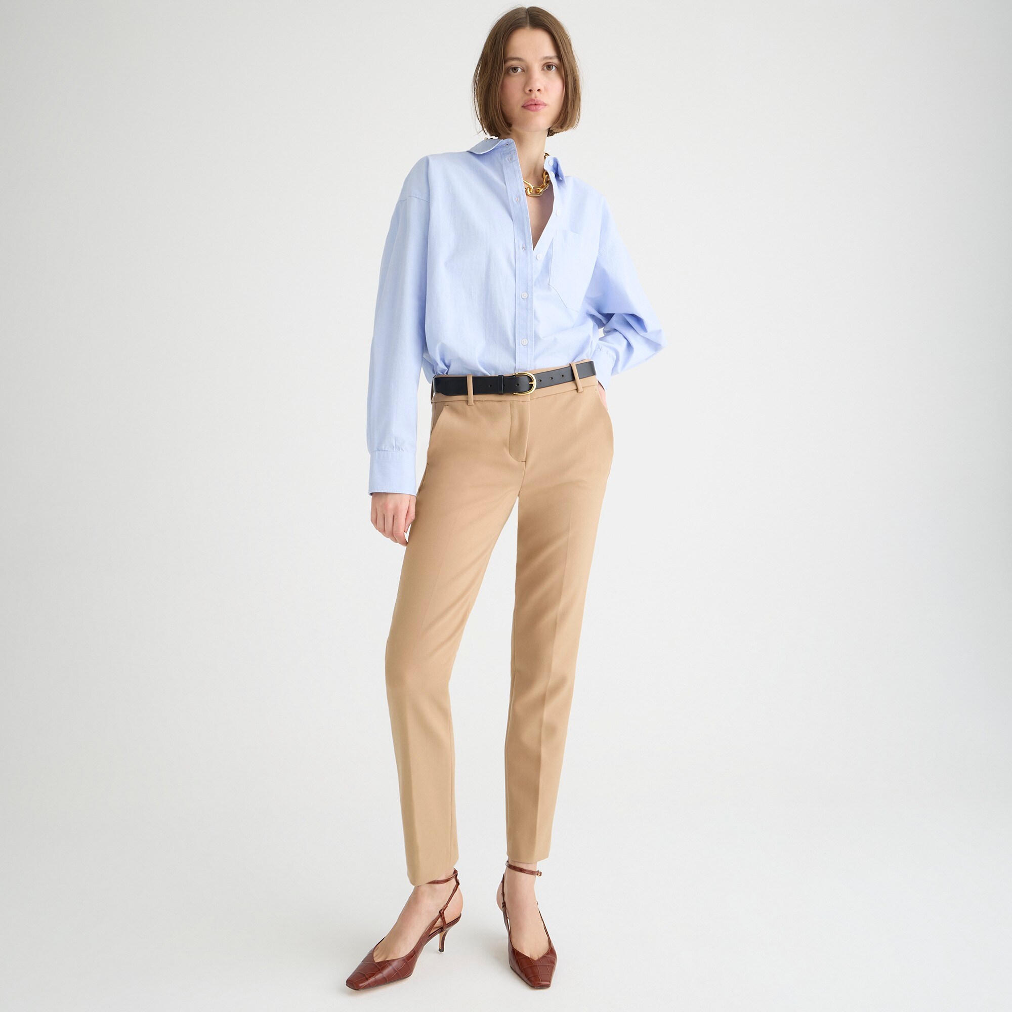 J.Crew: Cameron Slim Cropped Pant In Four-season Stretch For Women