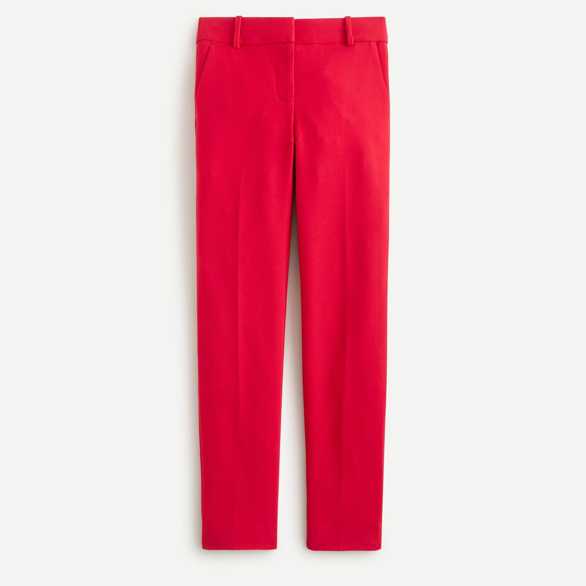 petite red trouser suit