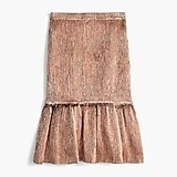Collection rose-gold fluted skirt