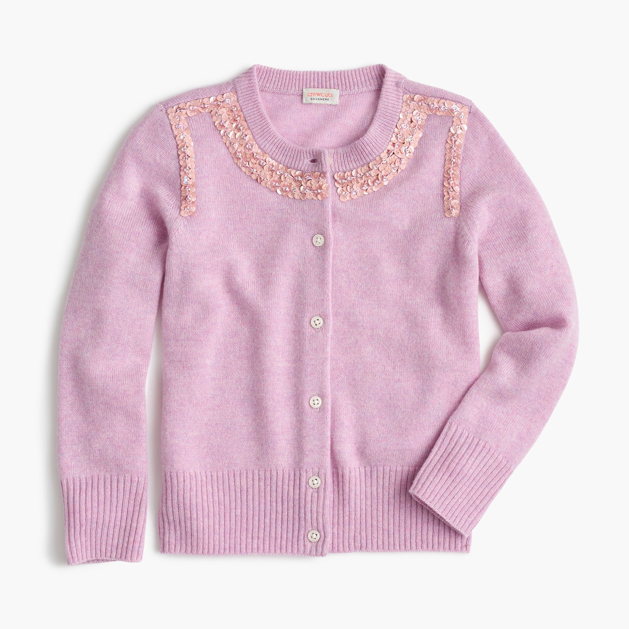 pink sparkly cardigan