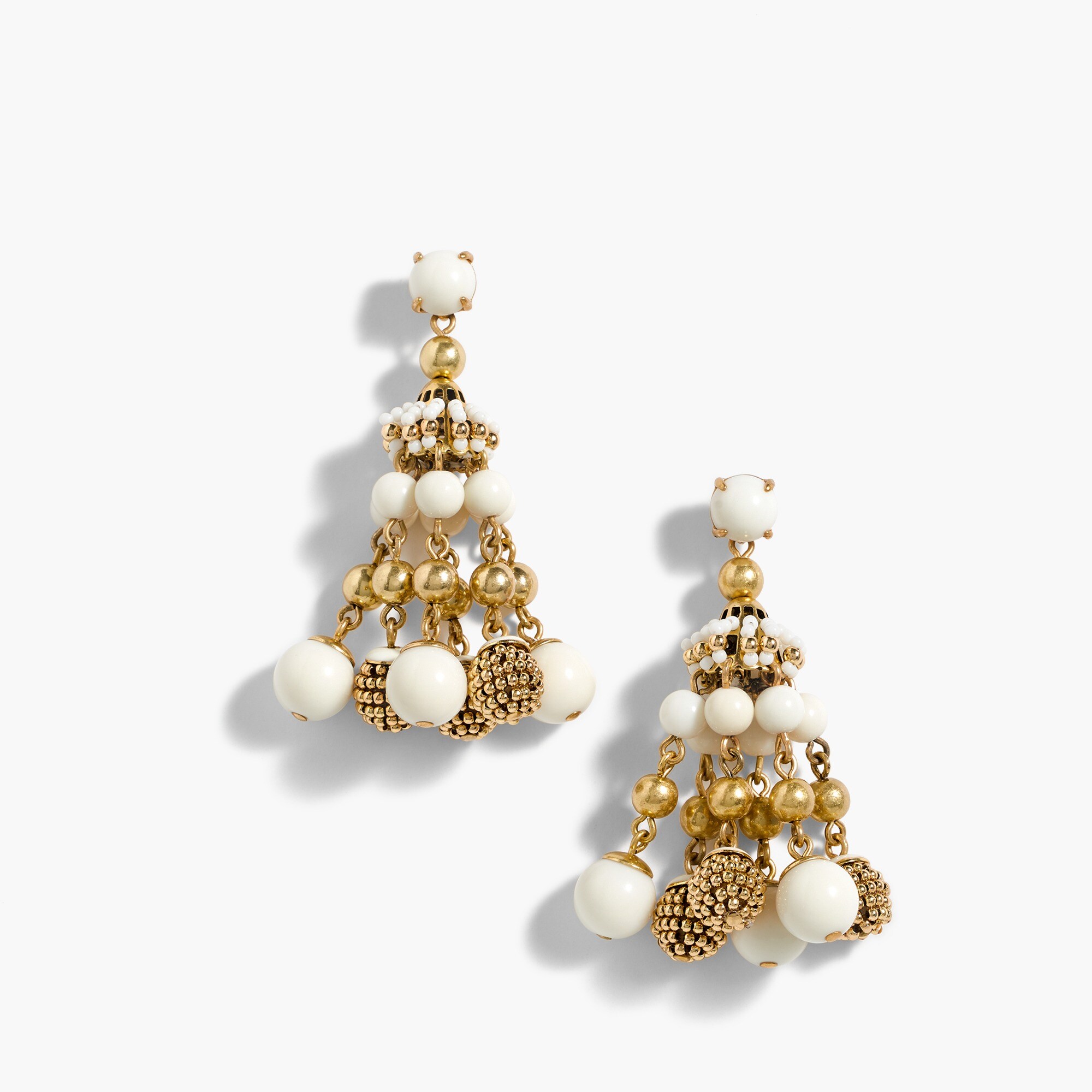 Beaded chandelier earrings