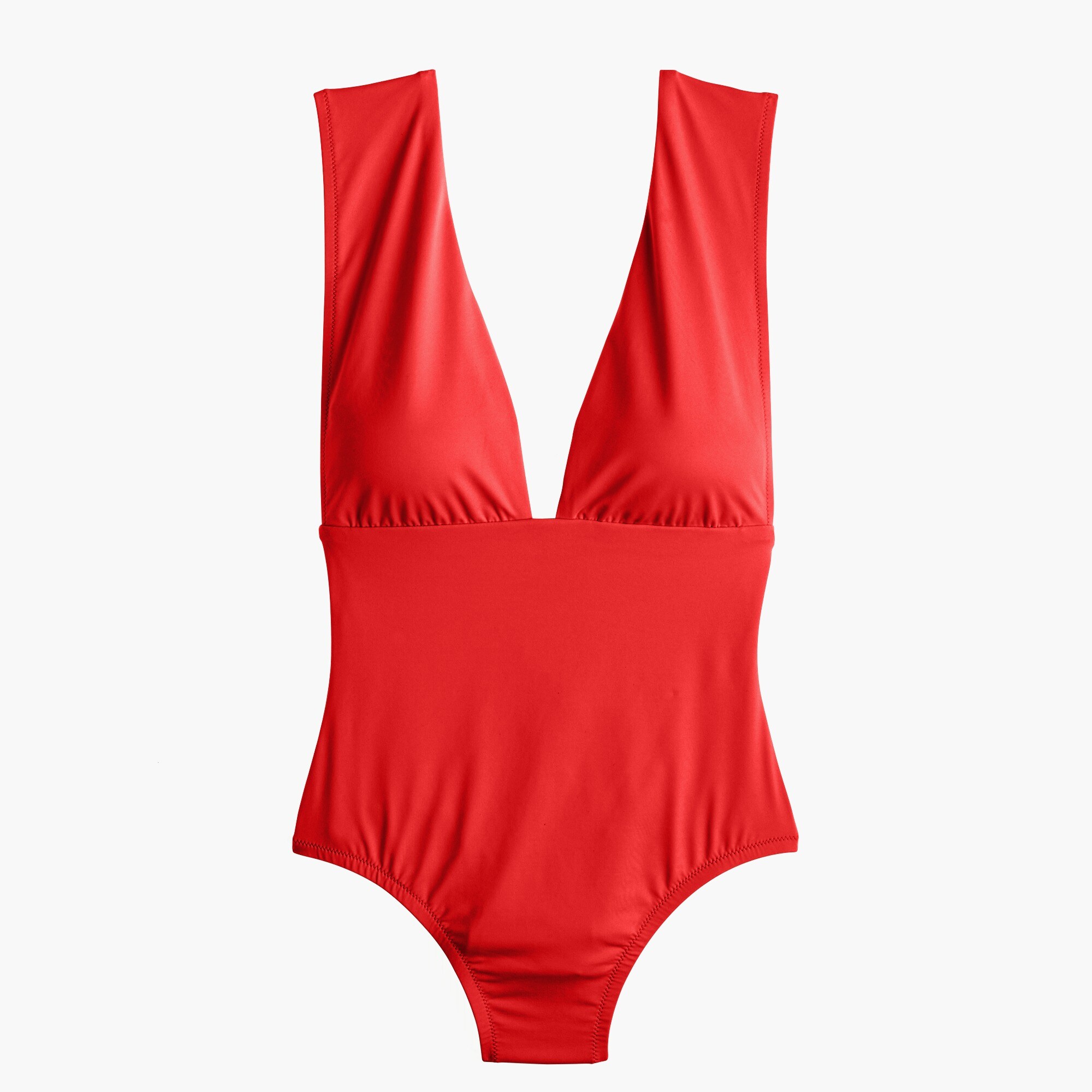 Plunge Vneck onepiece swimsuit Women Solids J.Crew