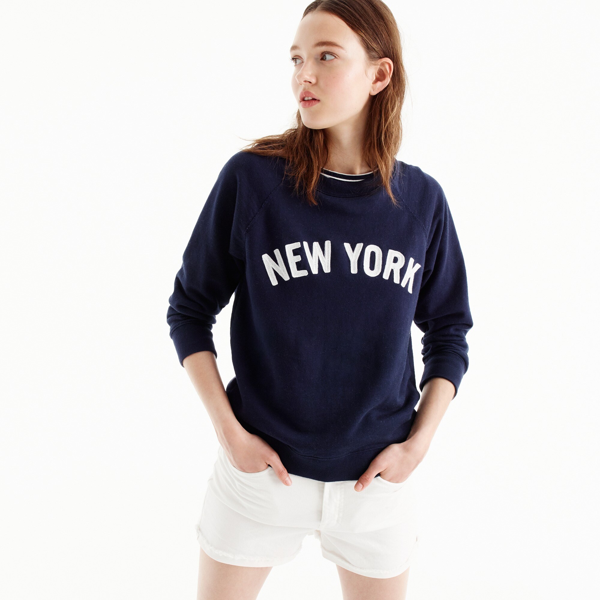 j crew sweat shorts