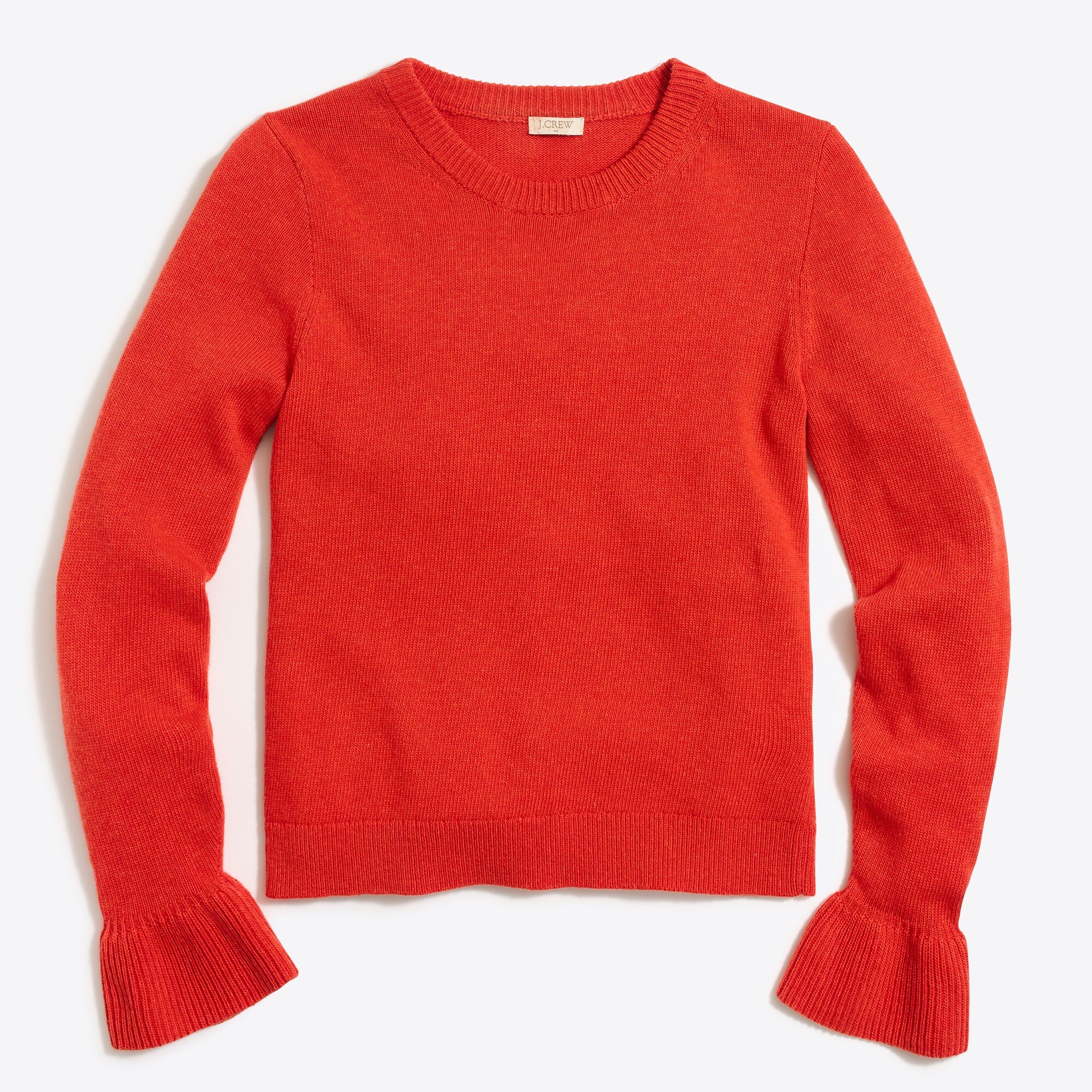 ruffle-cuff sweater for women