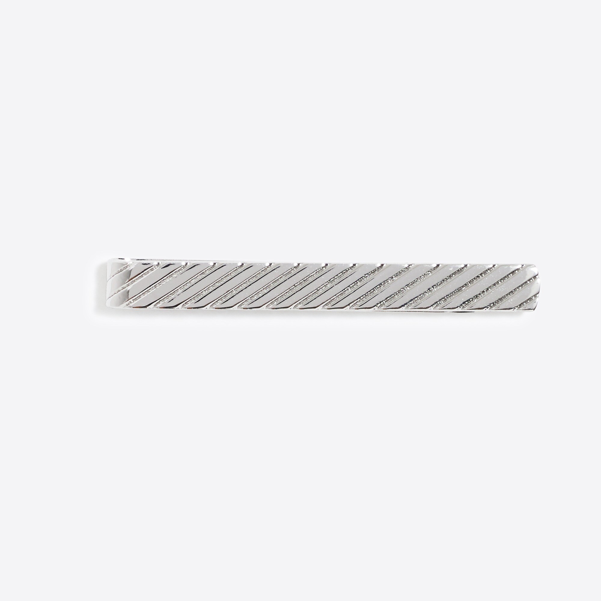 striped tie bar for men