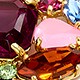 Cluster drop stone necklace CRIMSON MAPLE j.crew: cluster drop stone necklace for women