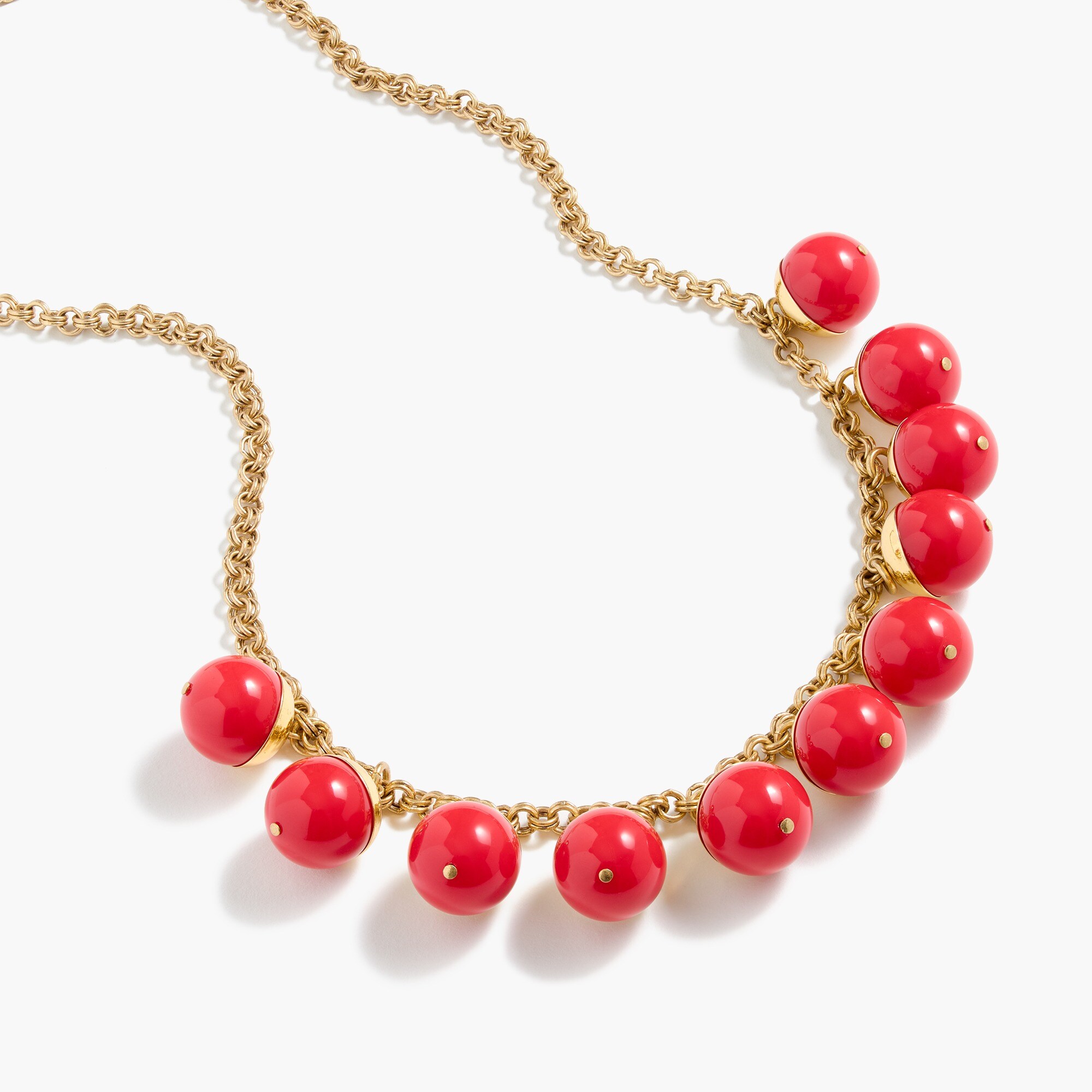 Beaded gold necklace Women under 40 J.Crew