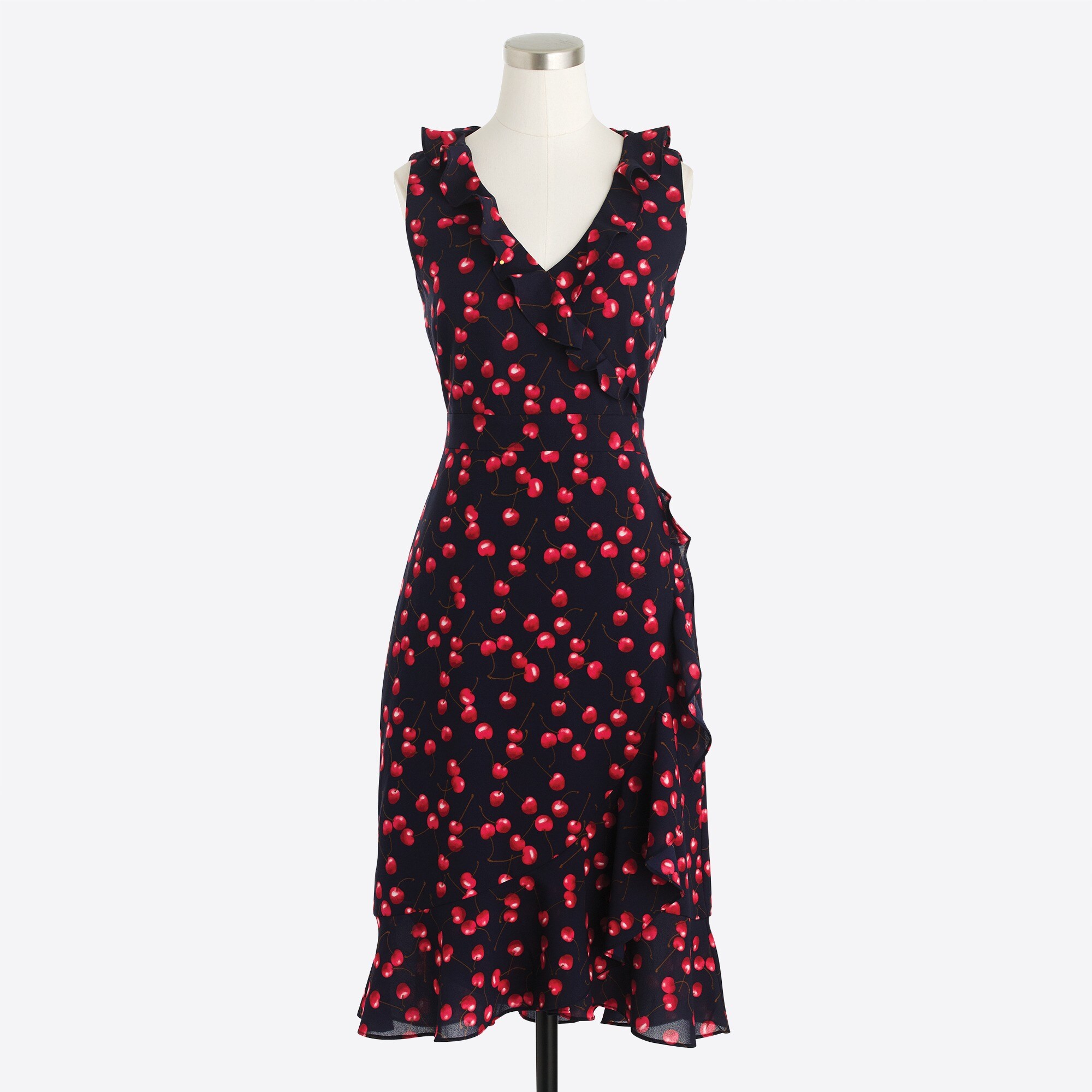 ruffle wrap dress for women