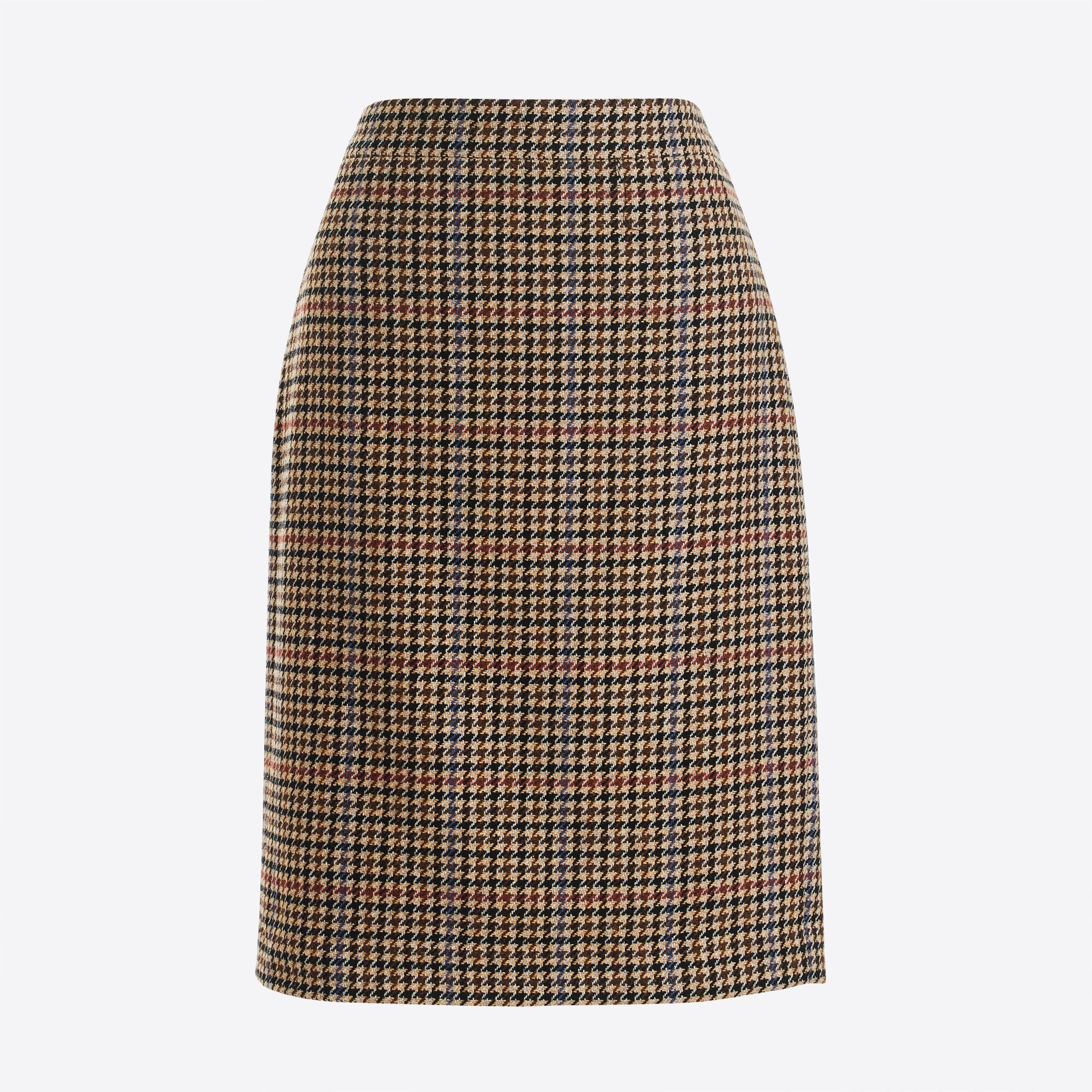 Pencil Skirt In Houndstooth For Women | Factory