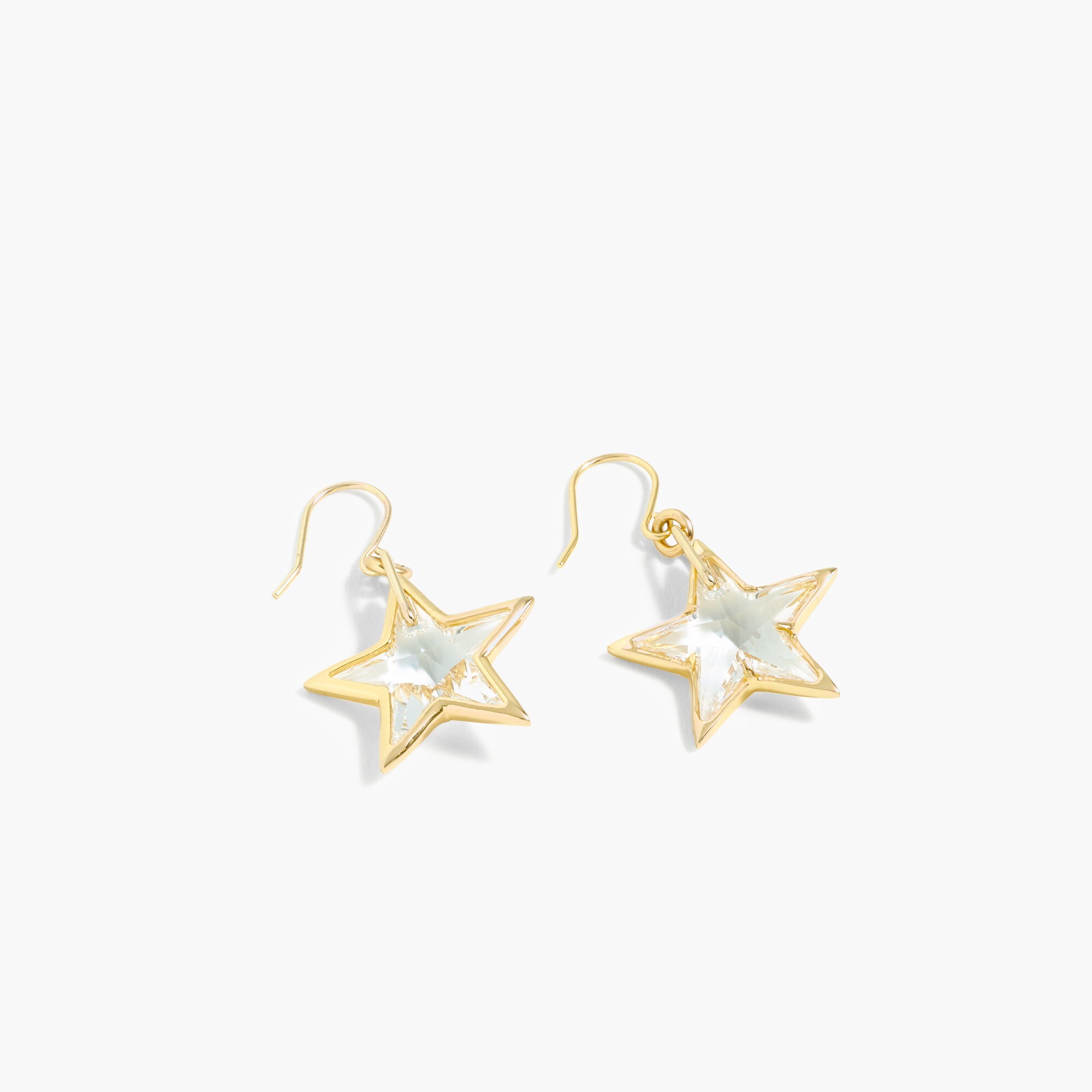 Star drop earrings